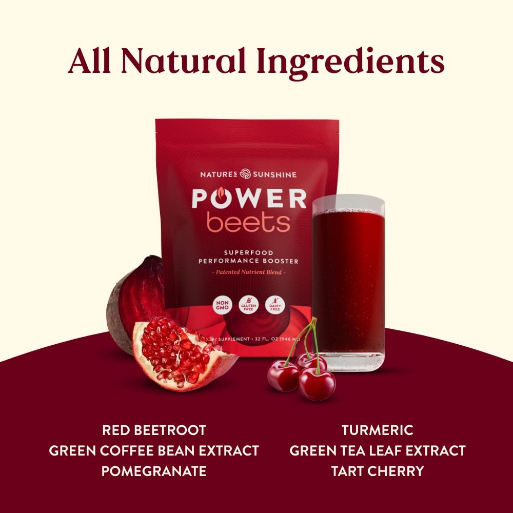 Foto 3 pulgar | Suplemento Nature's Sunshine Power Beets Para 30 Porciones - Venta Internacional.