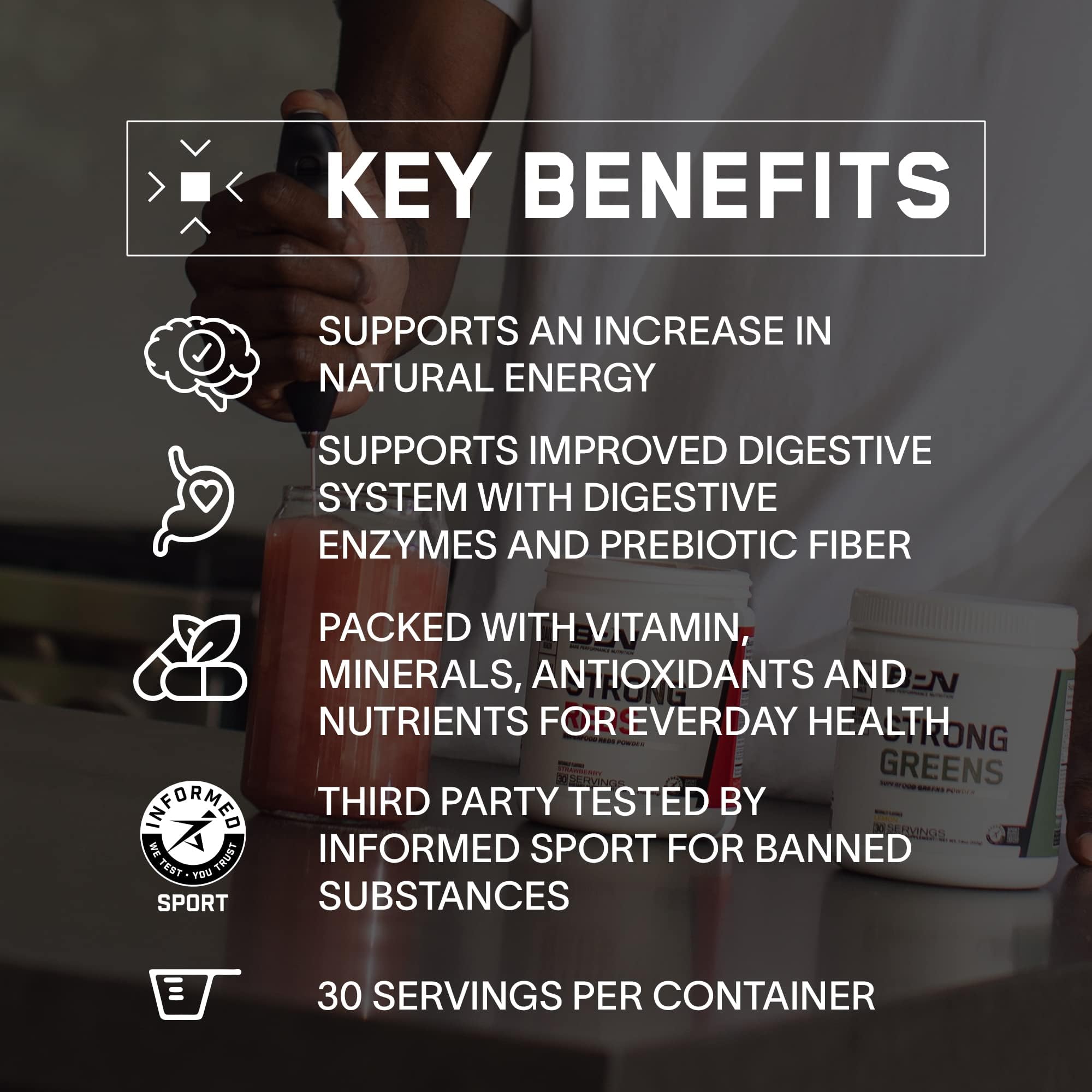Foto 3 | Superalimento En Polvo Bare Performance Nutrition Bpn Strong Reds - Venta Internacional.