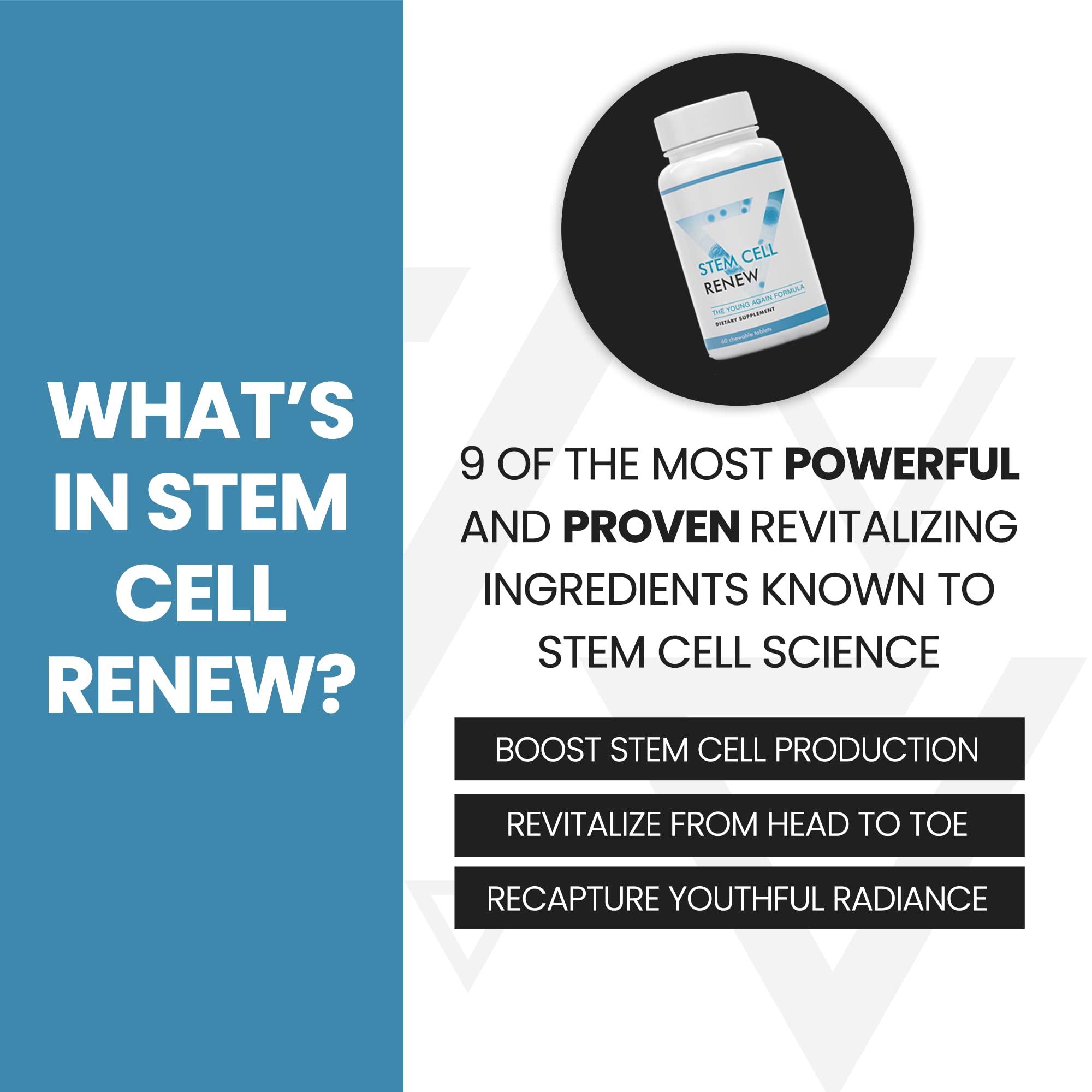 Foto 5 pulgar | Suministro De Supplement Vitality Now Stem Cell Renew Para 1 Mes - Venta Internacional.