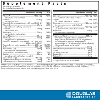 Foto 2 | Suplemento Ultra Preventive De Douglas Laboratories 2 Veces Al Día, 60 Comprimidos - Venta Internacional.