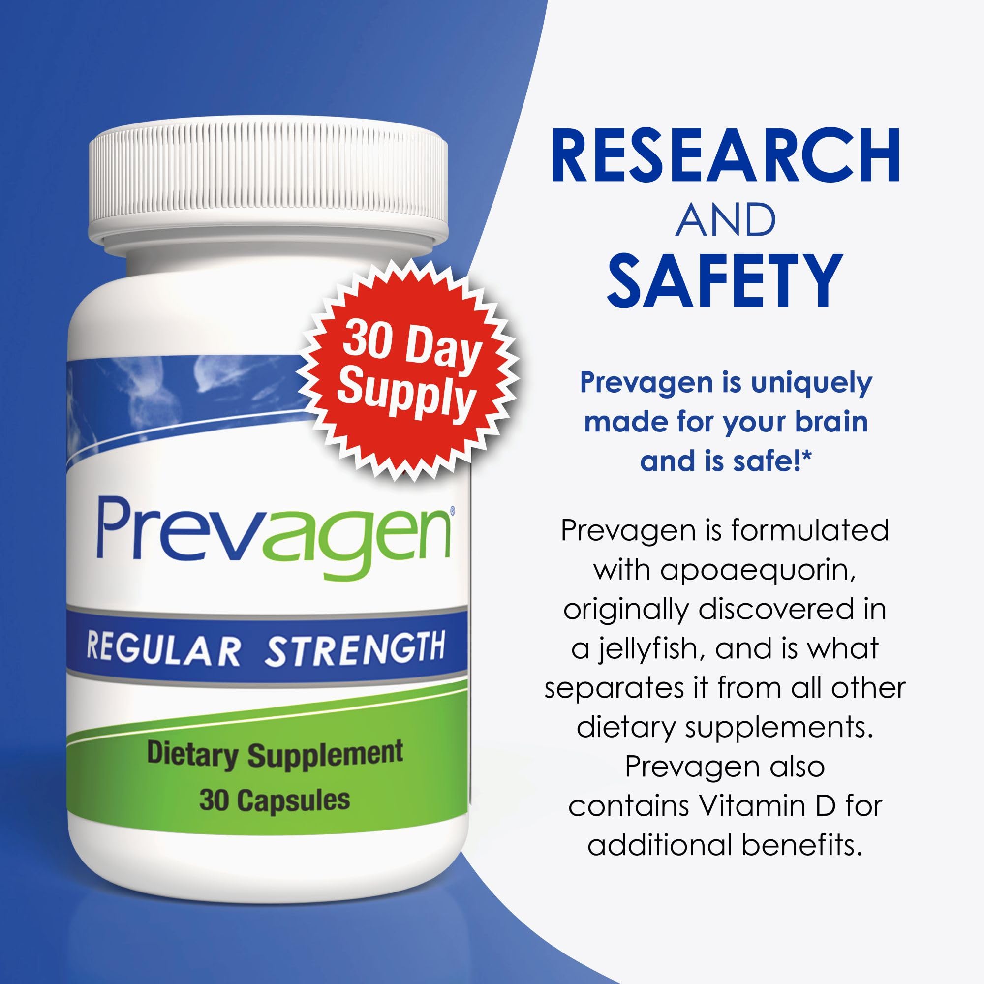 Foto 4 pulgar | Suplemento Prevagen Regular Strength 10 Mg 30 Cápsulas - Venta Internacional.