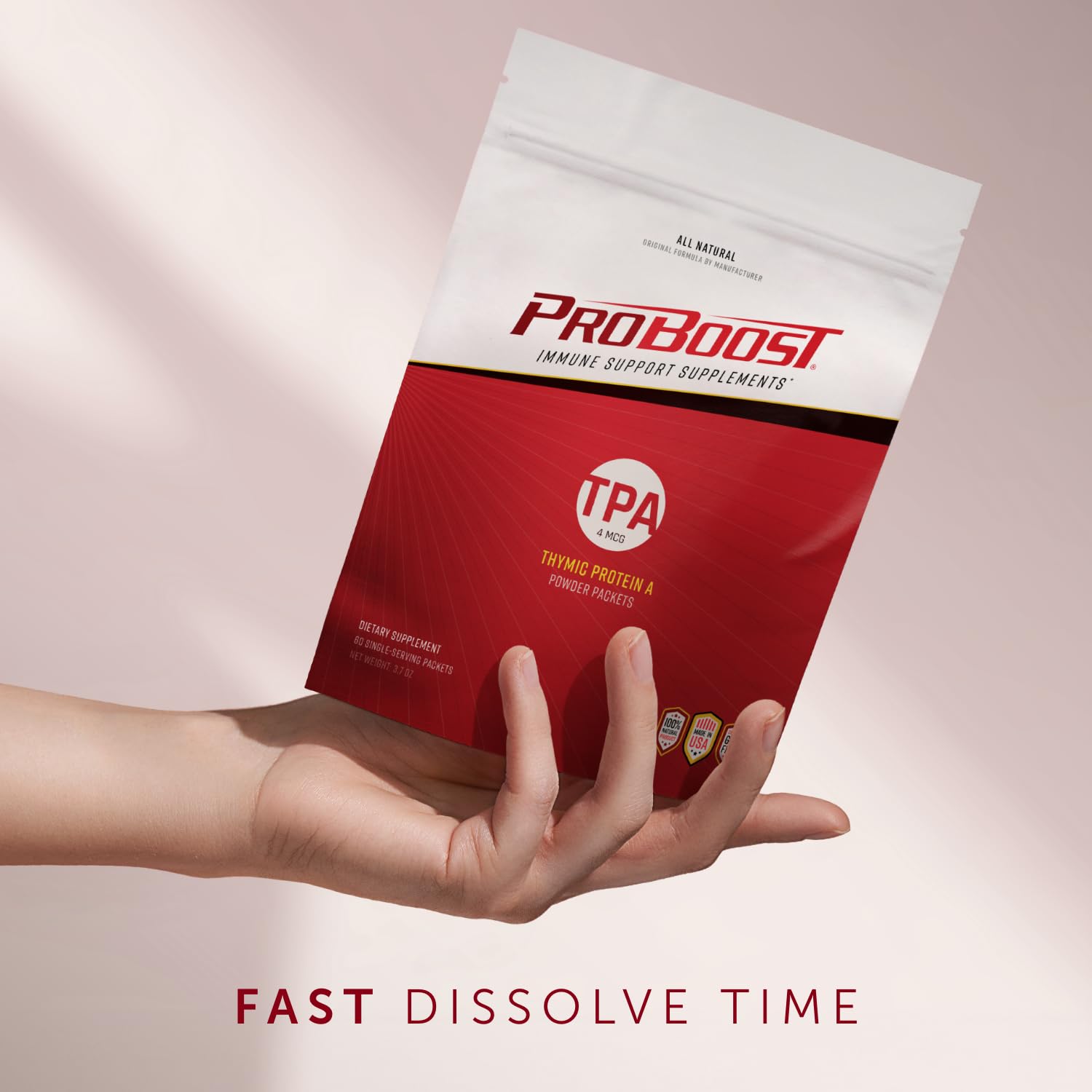 Foto 7 pulgar | Suplemento Proboost Thymic Protein A (tpa), 4 Mcg, 60 Paquetes - Venta Internacional.
