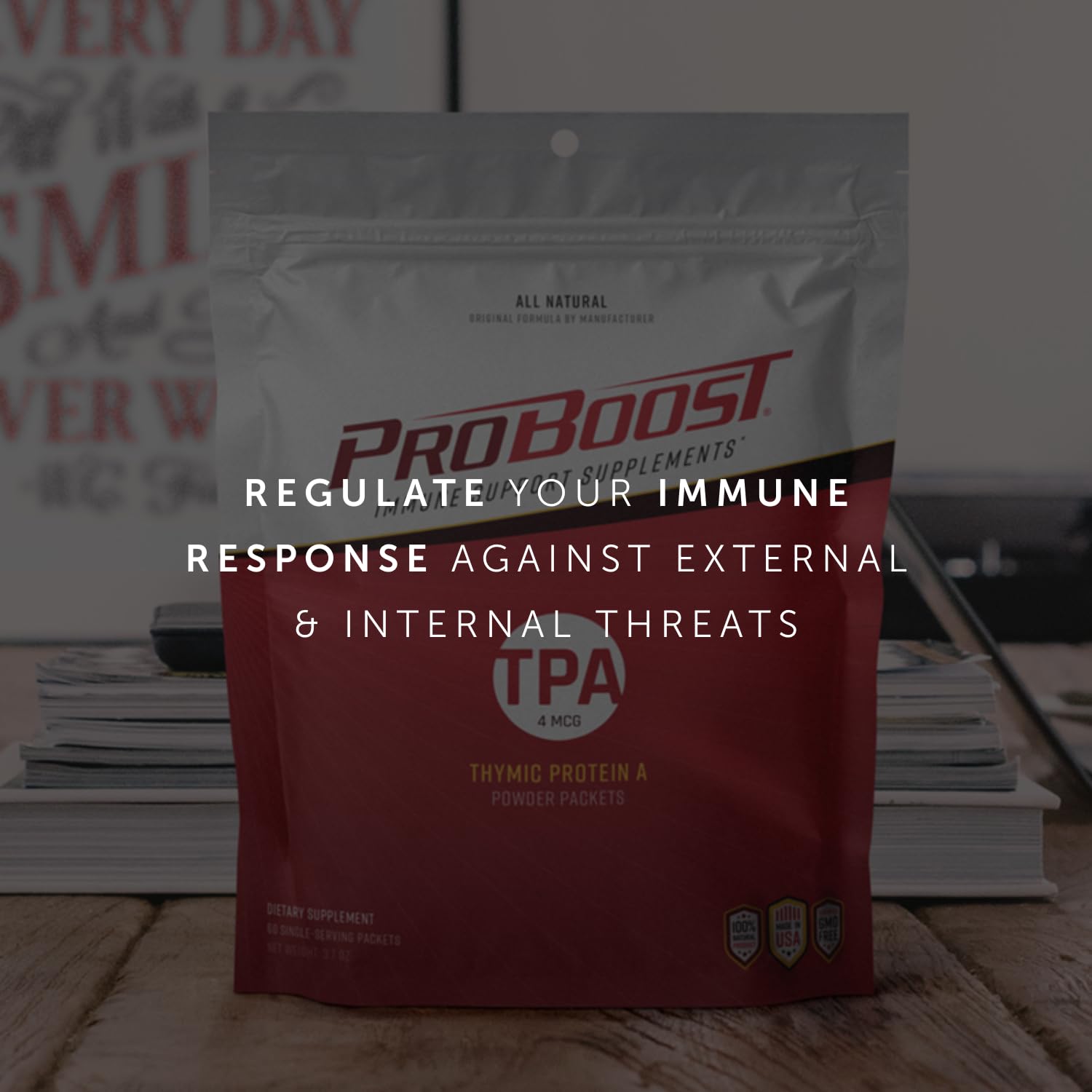 Foto 8 pulgar | Suplemento Proboost Thymic Protein A (tpa), 4 Mcg, 60 Paquetes - Venta Internacional.