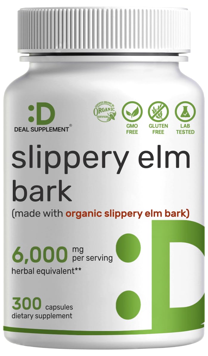 Oferta De Suplementos Suplemento Slippery Elm En Cápsulas De 6000 Mg - Venta Internacional.
