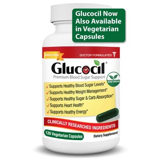 Foto 1 | Suplemento Glucocil, Cápsulas Vegetarianas, Apoyo Al Azúcar En Sangre - Venta Internacional.