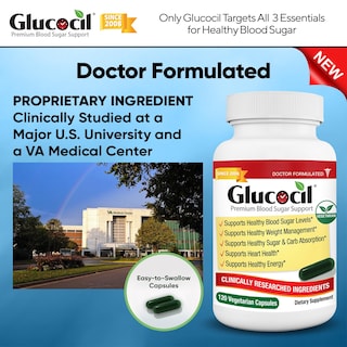 Foto 5 | Suplemento Glucocil, Cápsulas Vegetarianas, Apoyo Al Azúcar En Sangre - Venta Internacional.