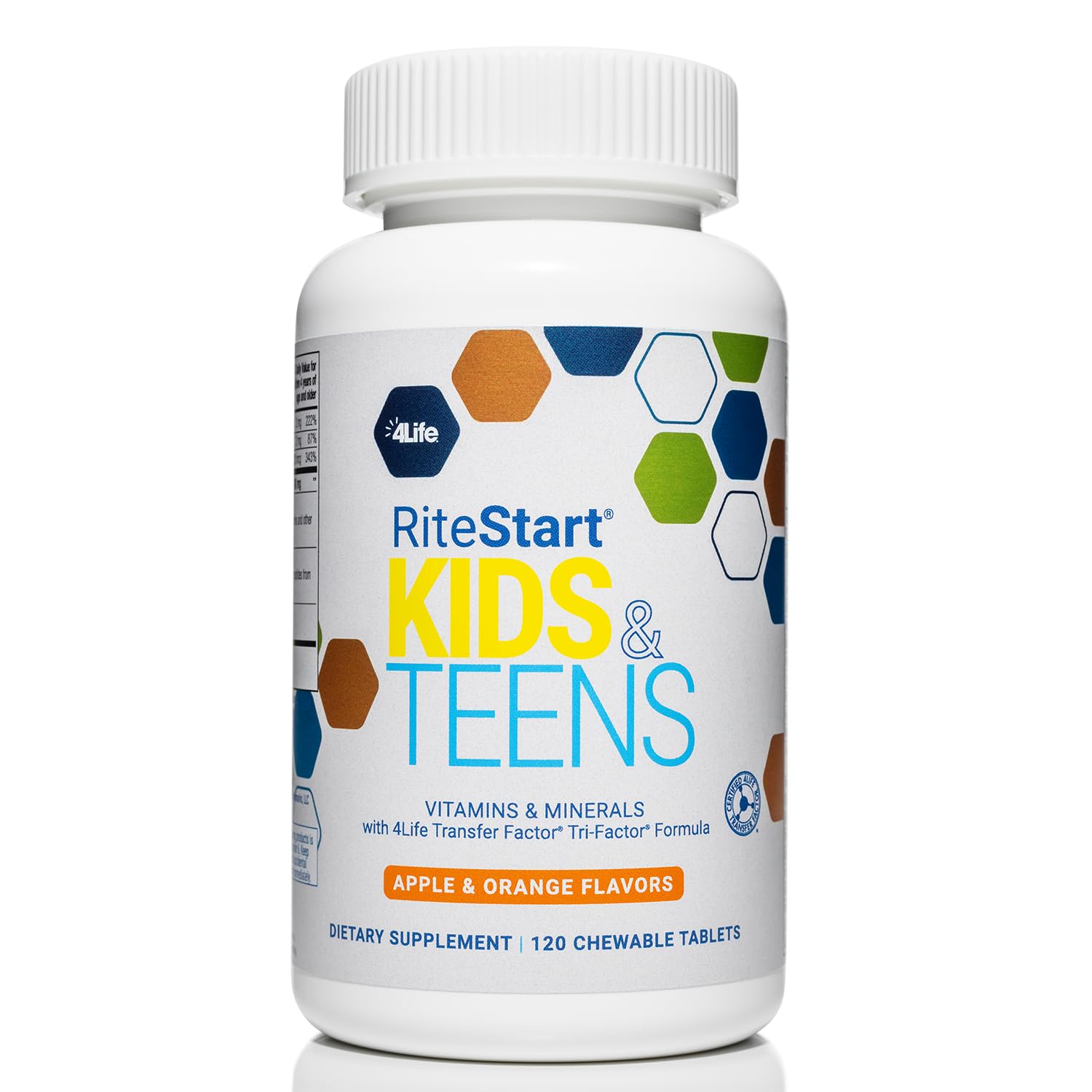 Suplemento 4life Ritestart Para Niños Y Adolescentes Con 120 Tabletas - Venta Internacional.