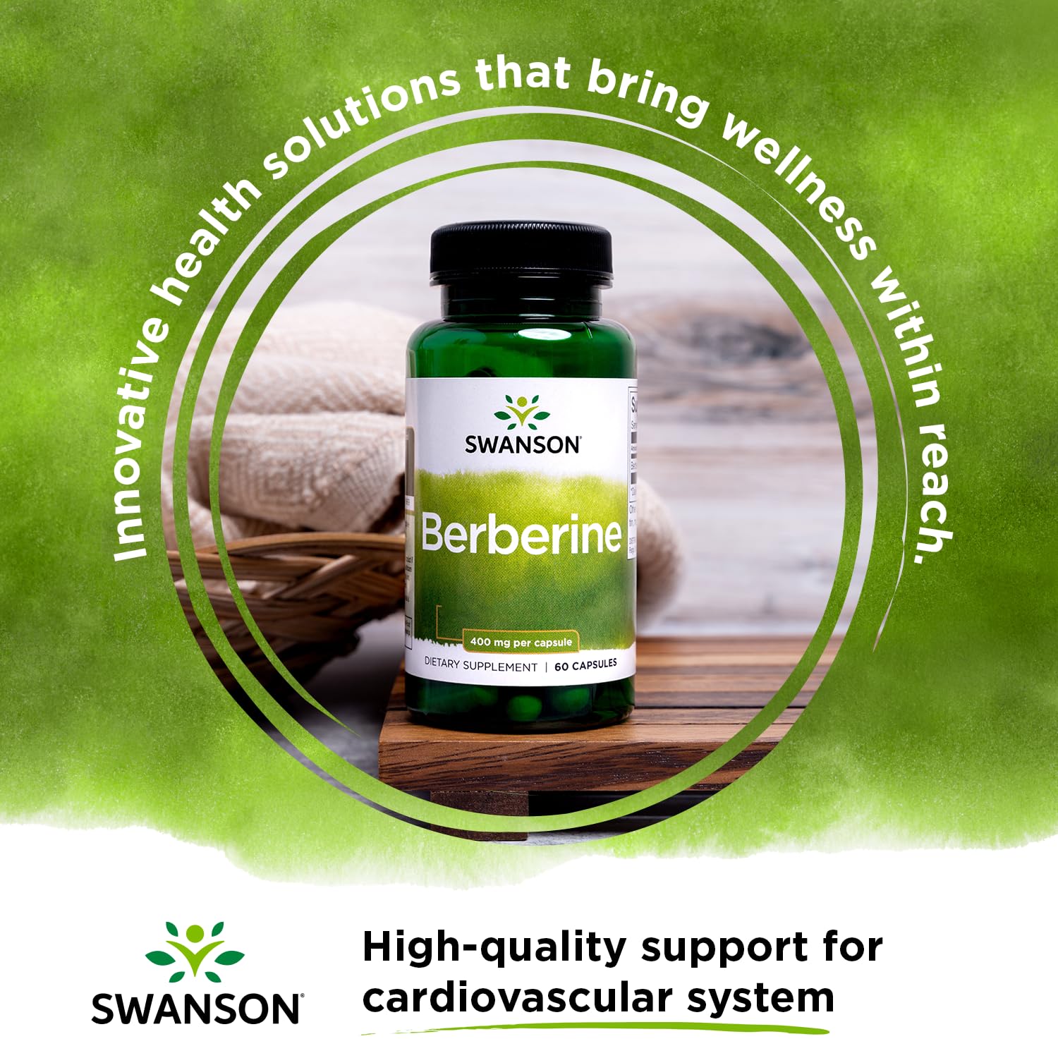 Foto 3 pulgar | Suplemento Swanson Berberine Hcl 400 Mg 60 Cápsulas - Venta Internacional.
