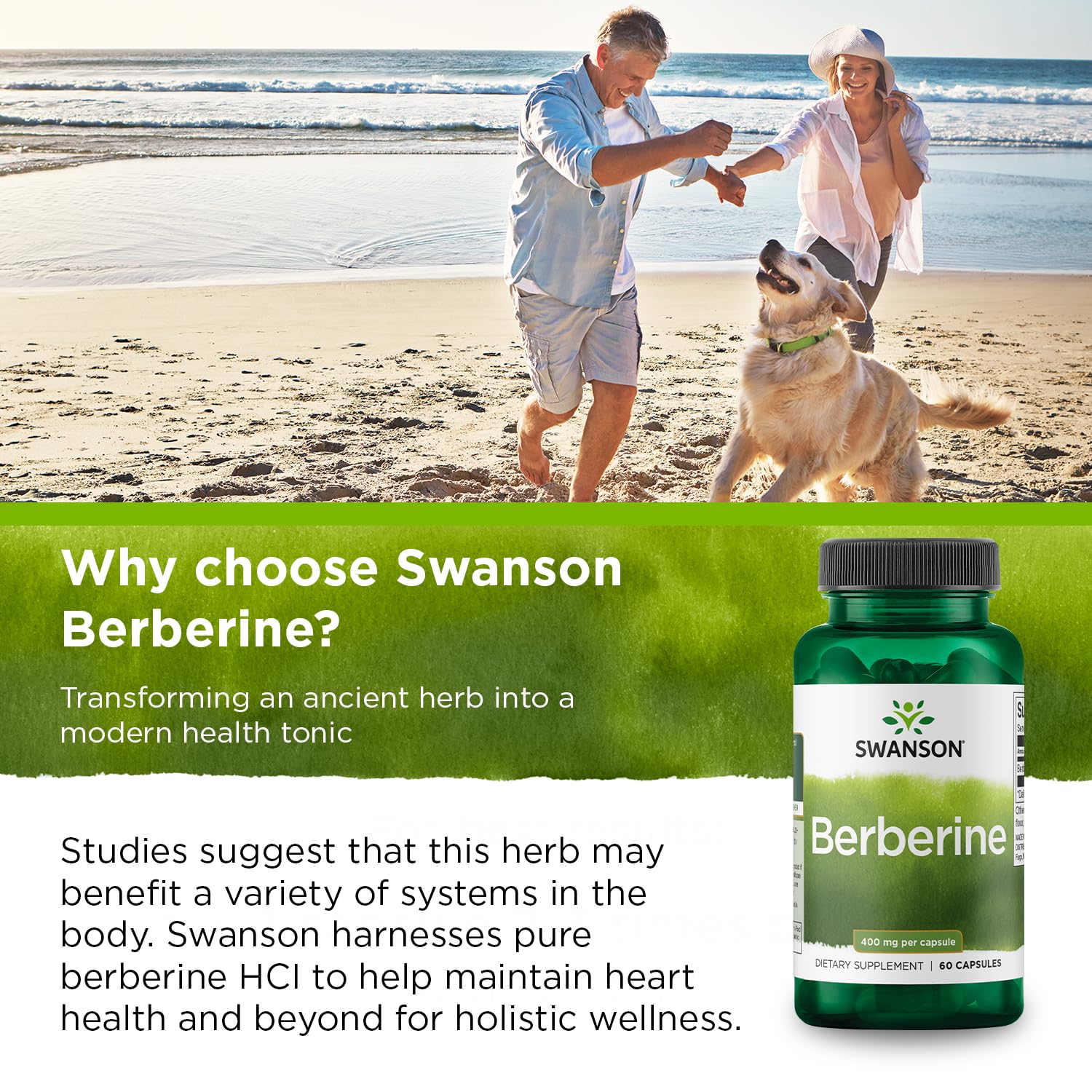 Foto 6 | Suplemento Swanson Berberine Hcl 400 Mg 60 Cápsulas - Venta Internacional.