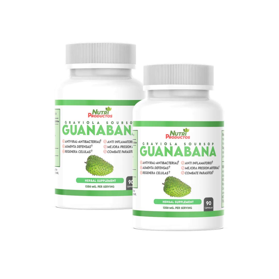 Foto 1 | Suplemento Nutrisalud Products, Cápsulas De Guanábana, 1350 Mg - Venta Internacional.
