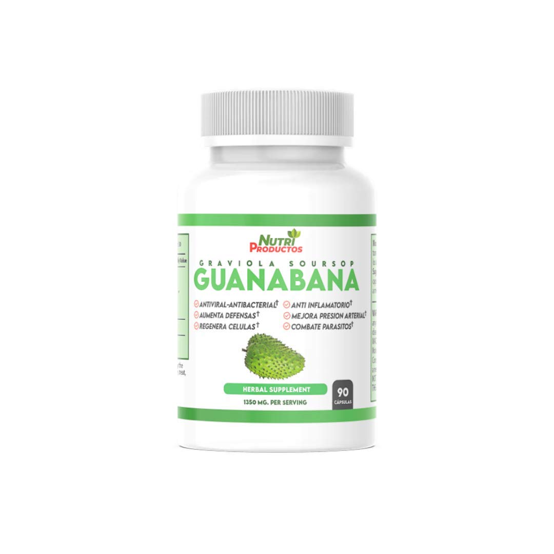 Foto 2 | Suplemento Nutrisalud Products, Cápsulas De Guanábana, 1350 Mg - Venta Internacional.