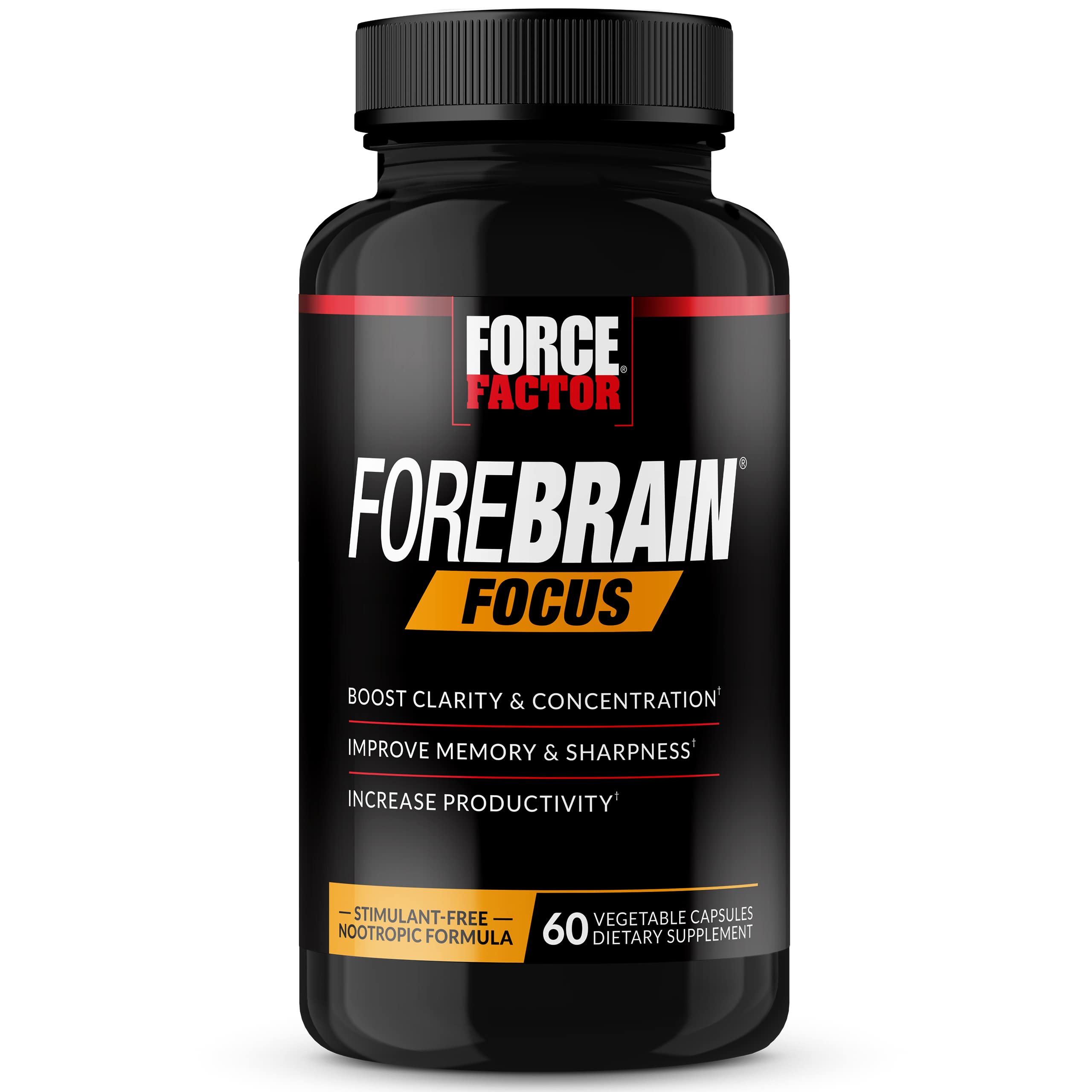 Foto 2 pulgar | Suplemento Cerebral Force Factor Forebrain Focus 60 Cápsulas - Venta Internacional.