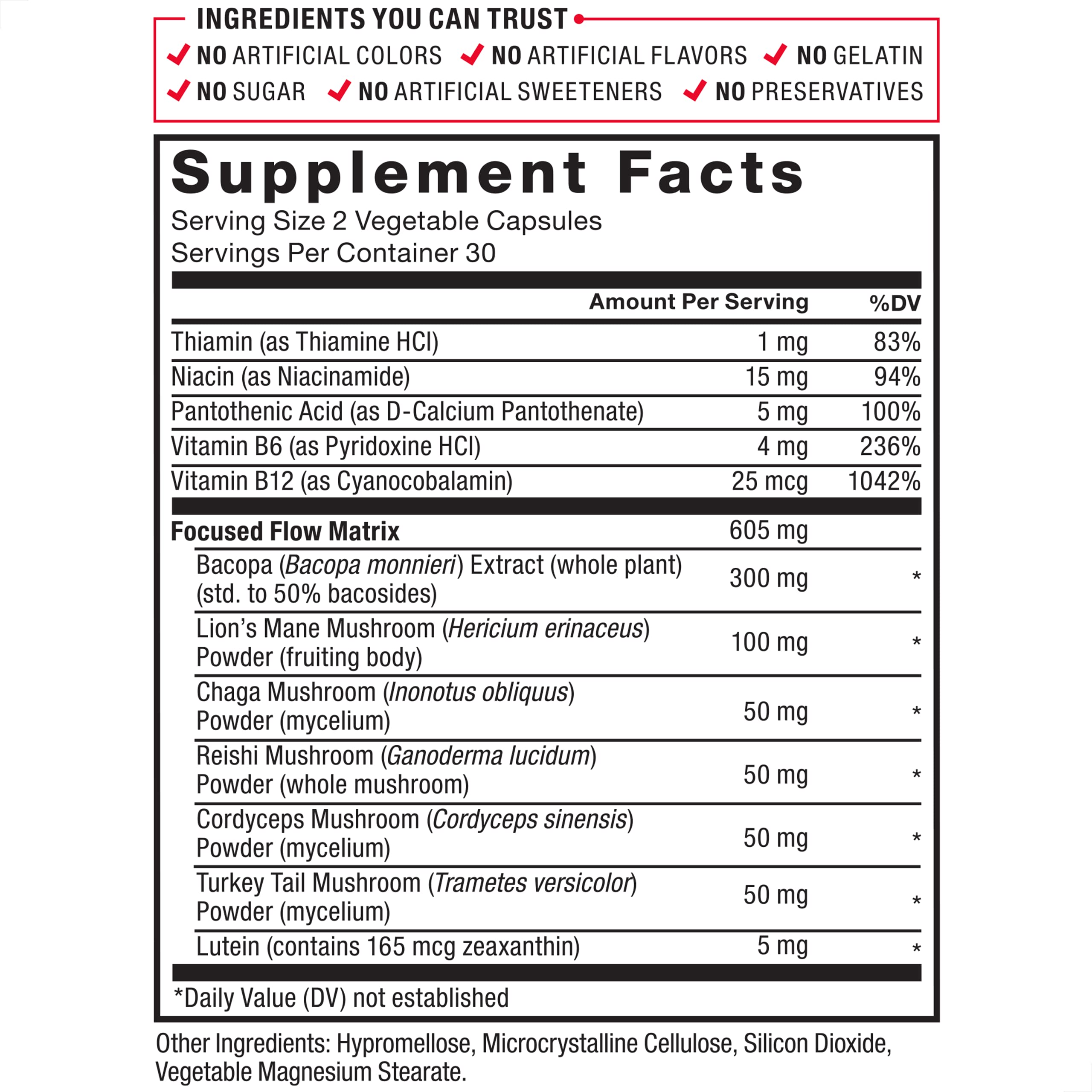 Foto 5 | Suplemento Cerebral Force Factor Forebrain Focus 60 Cápsulas - Venta Internacional.