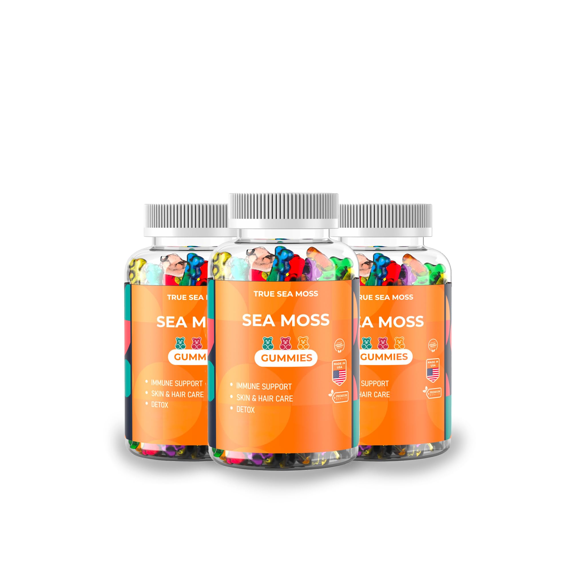 Foto 2 pulgar | Gomitas Sea Moss Trueseamoss Con 60 Gomitas Irish Sea Moss - Venta Internacional.