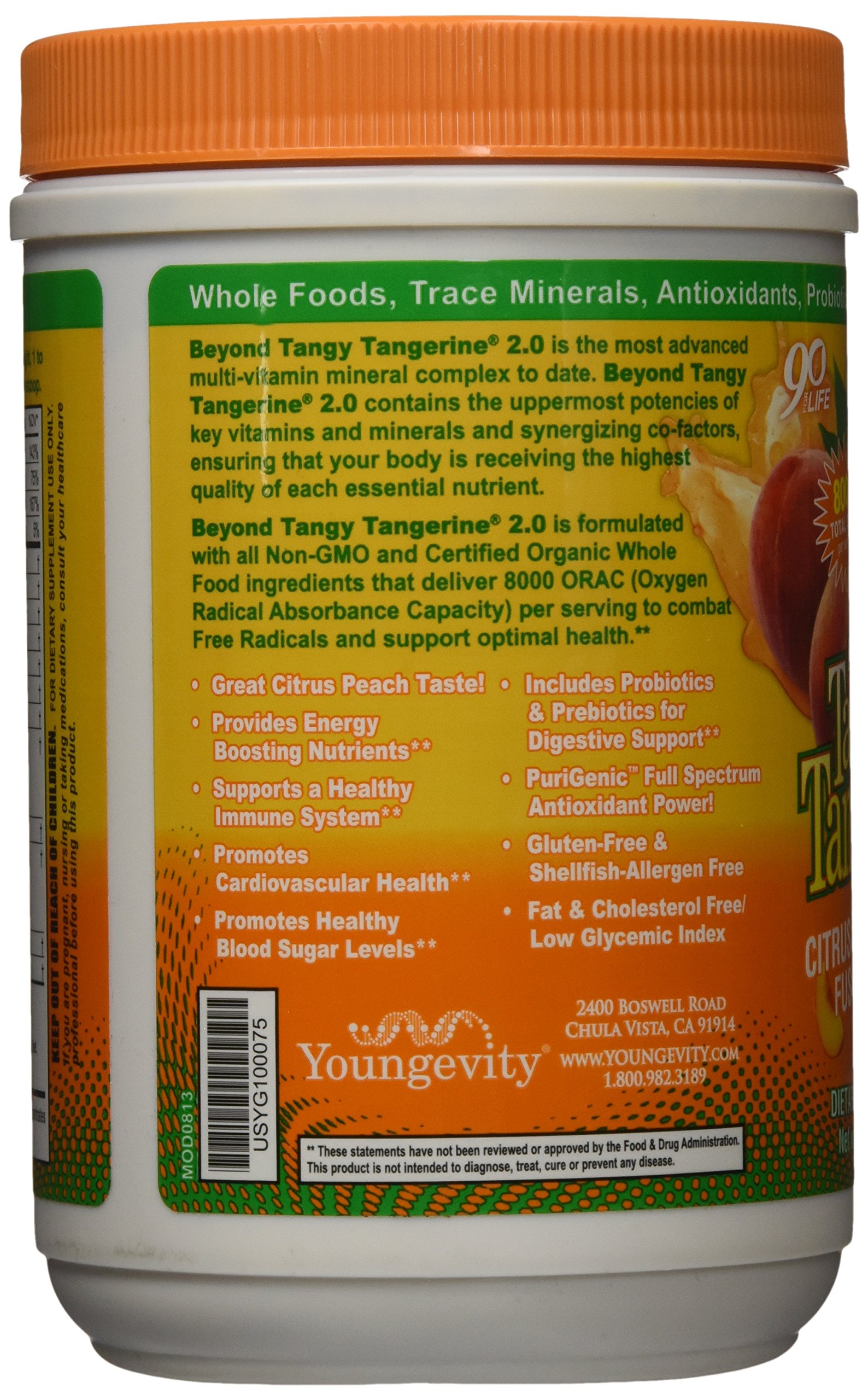 Foto 5 pulgar | Suplemento Youngevity Beyond Tangy Tangerine 2.0 Citrus Peach - Venta Internacional.