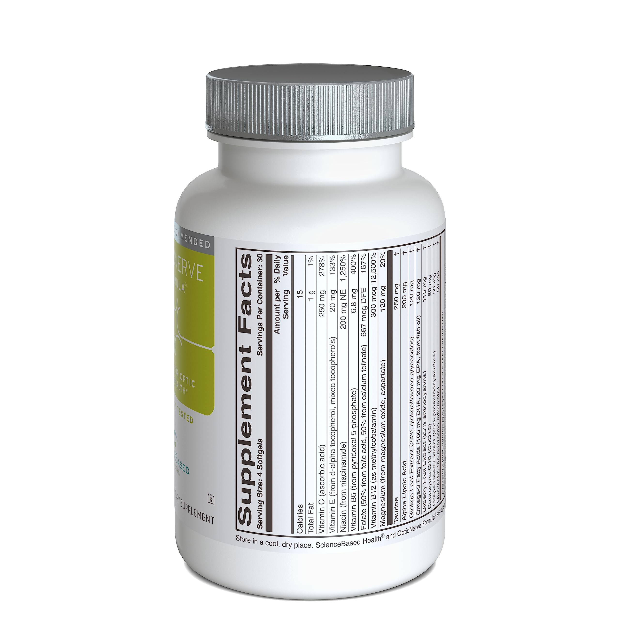 Foto 2 | Complemente La Fórmula Del Nervio Óptico Para La Salud Basada En La Ciencia - Venta Internacional.