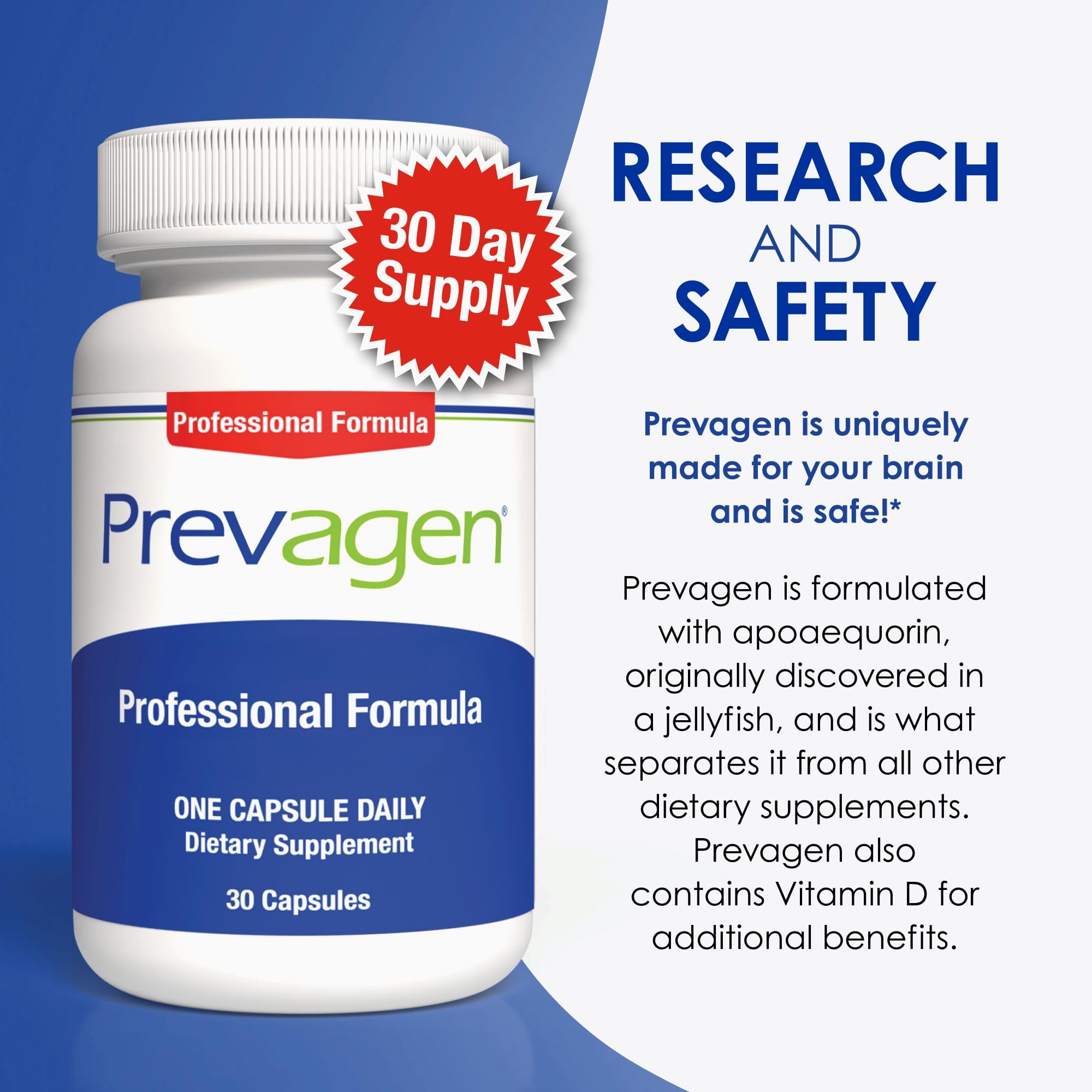 Foto 4 pulgar | Suplemento Prevagen Professional Formula 40 Mg 30 Cápsulas X 3 - Venta Internacional.