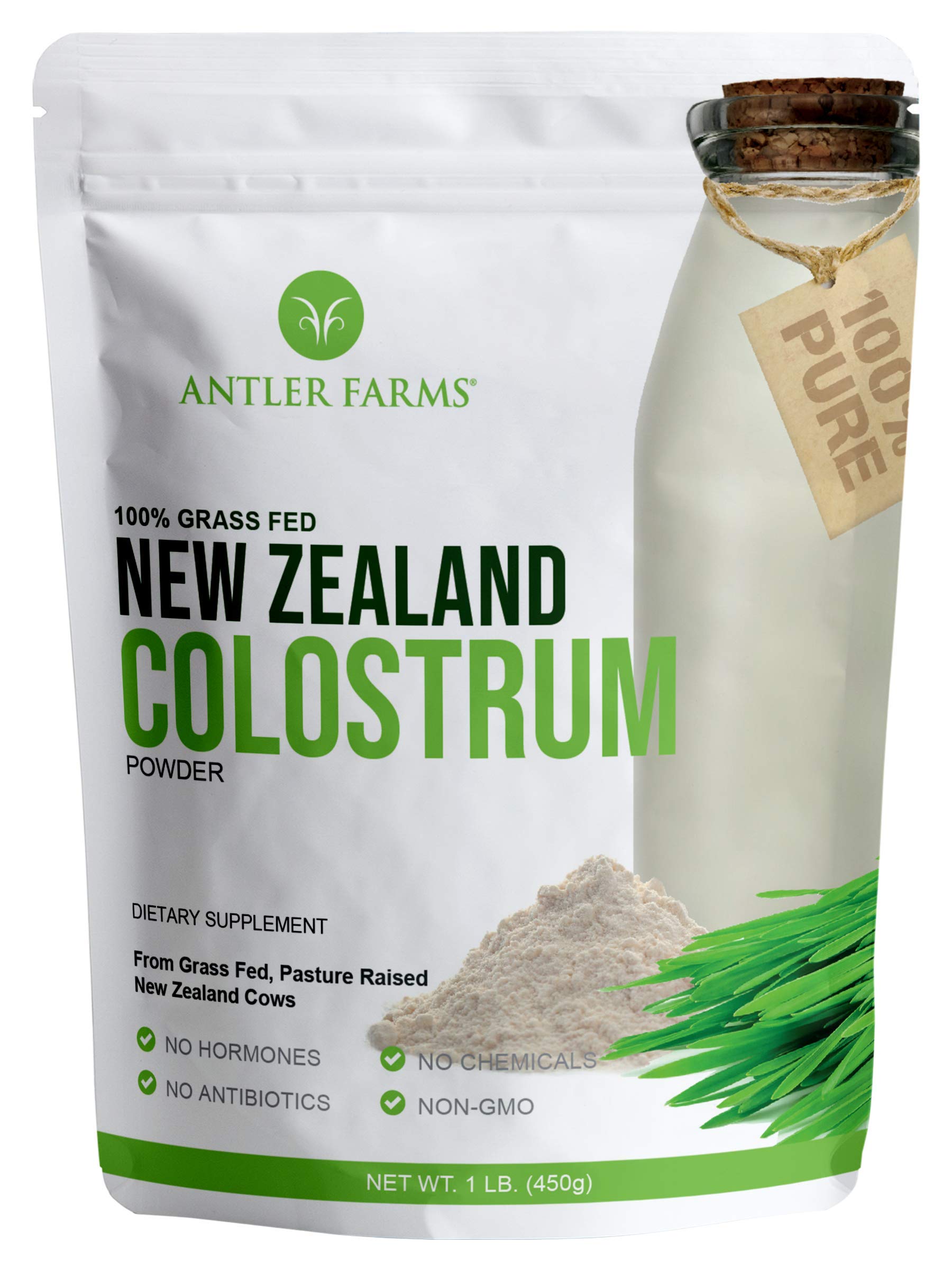 Foto 2 pulgar | Colostrum Antler Farms 100% Puro De Nueva Zelanda, 450 G, 30 Porciones - Venta Internacional.