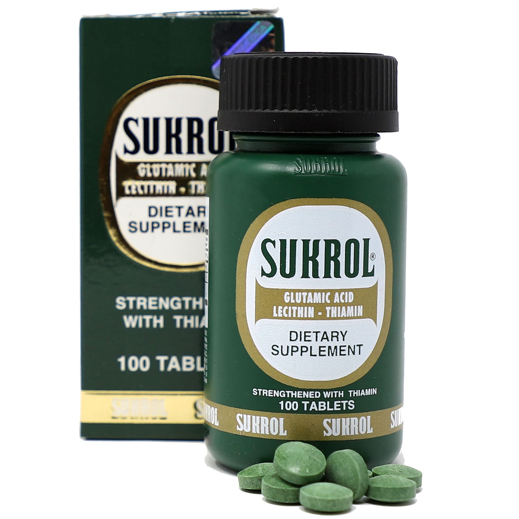 Suplemento Vitamínico Sukrol Improve Healthy Brain 100 Comprimidos - Venta Internacional.
