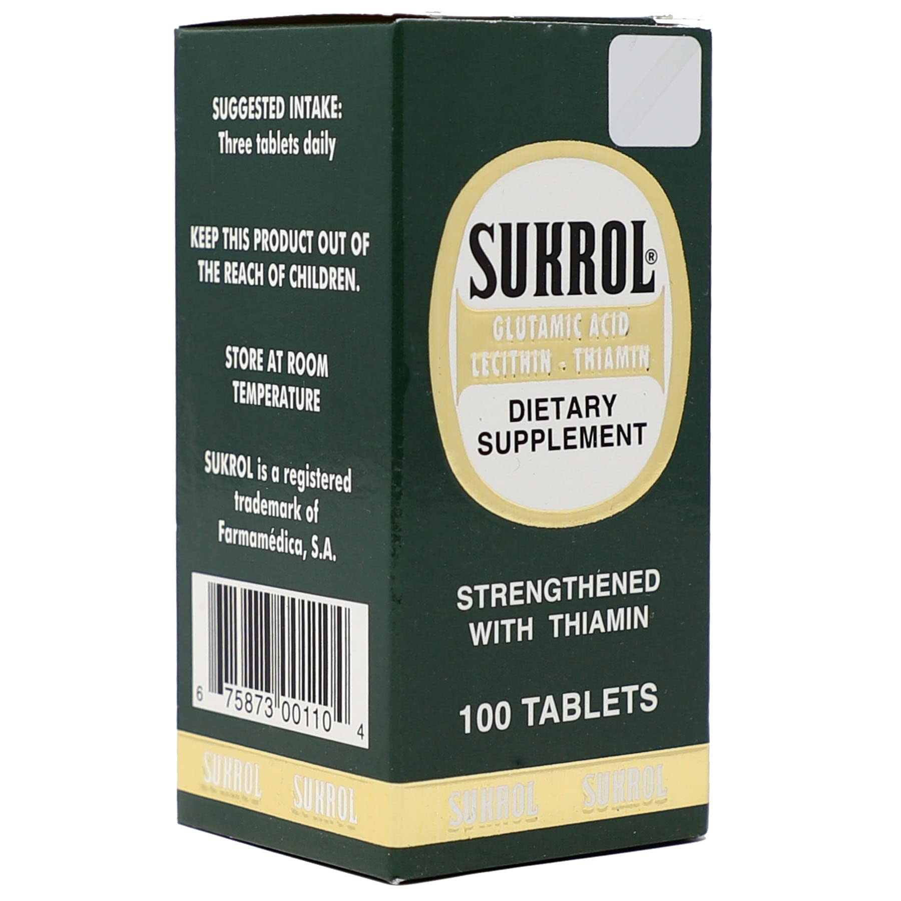 Foto 4 pulgar | Suplemento Vitamínico Sukrol Improve Healthy Brain 100 Comprimidos - Venta Internacional.
