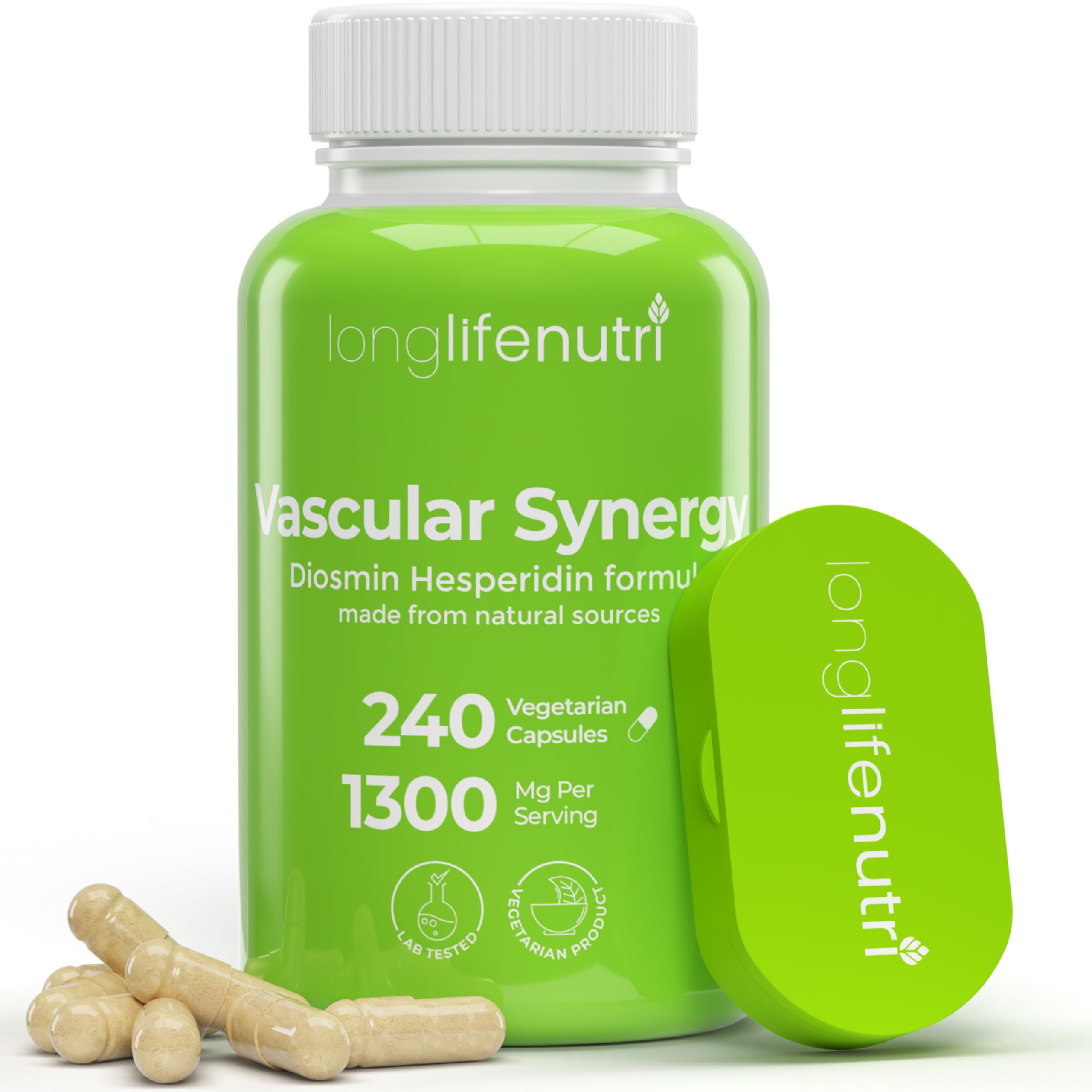 Foto 2 pulgar | Suplemento Longlife Nutri Vascular Synergy 1000 Mg/300 Mg X240 - Venta Internacional.
