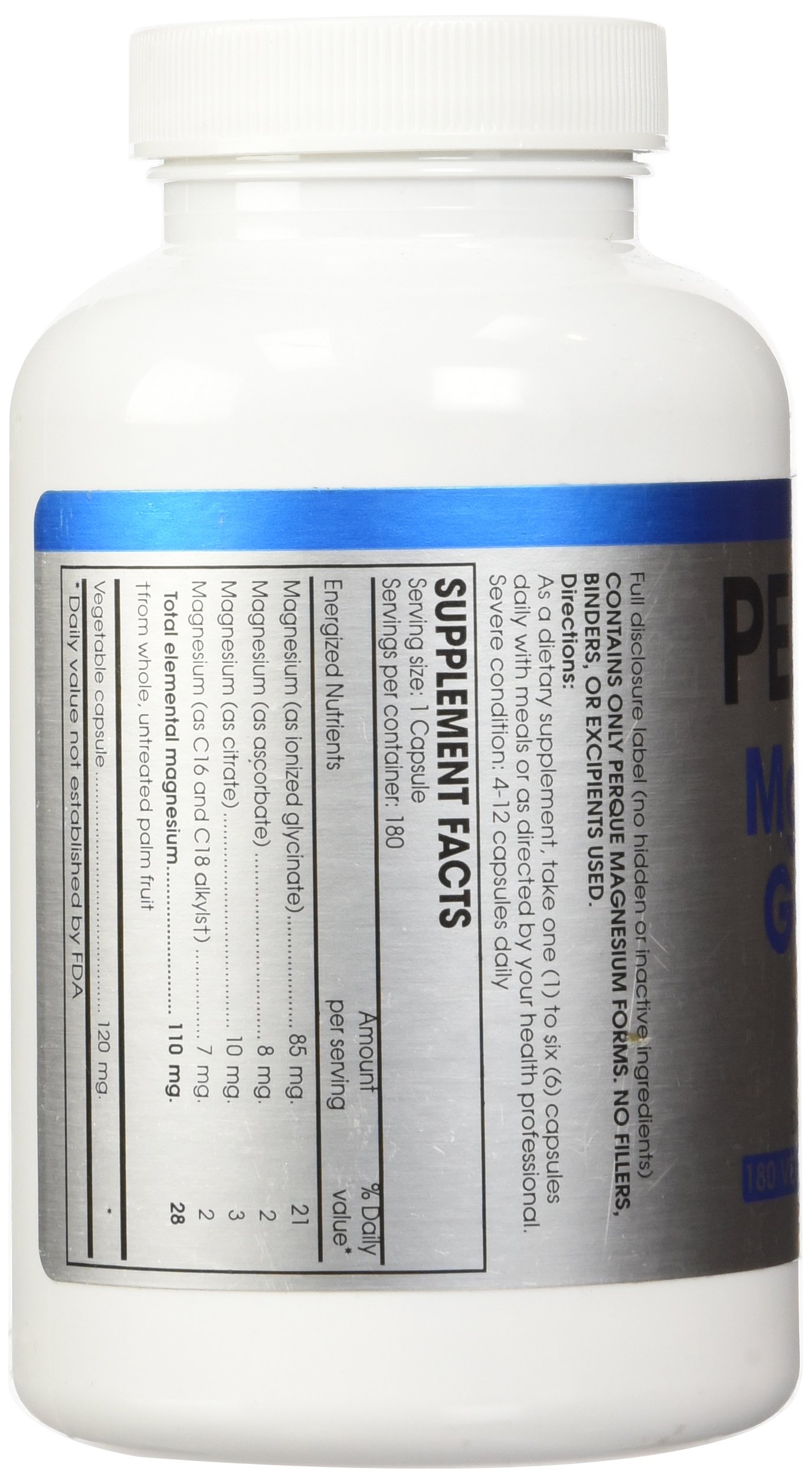 Foto 5 pulgar | Suplemento Perque Mg Plus Guard 180 Cápsulas Vegetales - Venta Internacional.