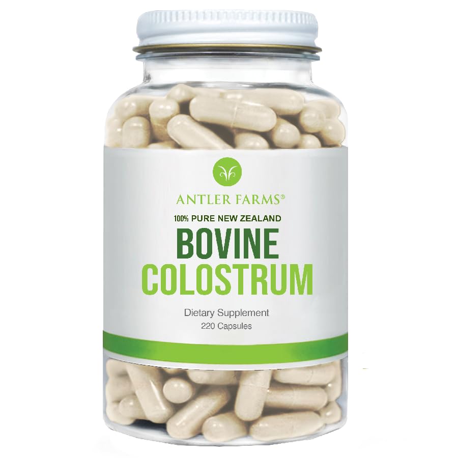 Foto 2 pulgar | Calostro Bovino Antler Farms 100% Puro Nz 220 Cápsulas 500 Mg - Venta Internacional.