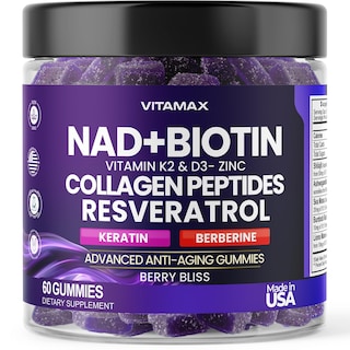 Foto 1 | Suplemento Vitamax Anti-aging Gummy Nad+, Resveratrol 60 Unidades - Venta Internacional.