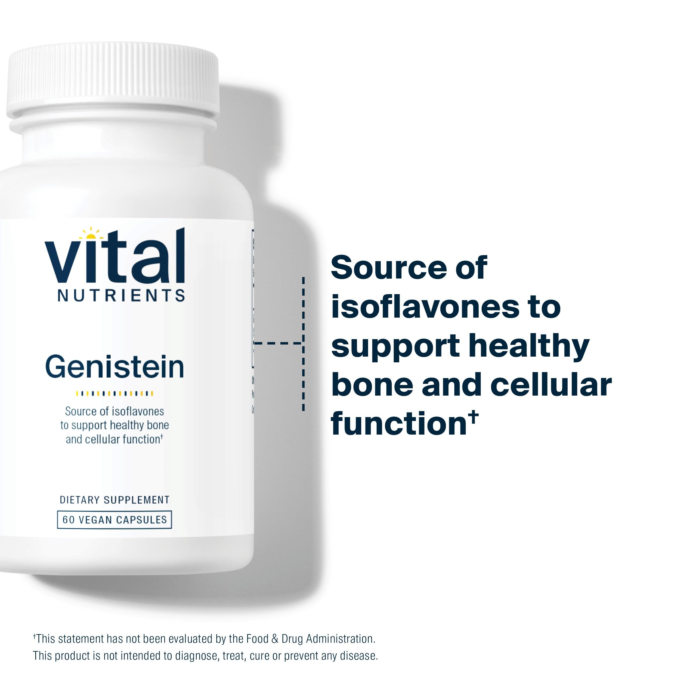 Foto 7 pulgar | Suplemento Vital Nutrients Genistein 60 Cápsulas - Venta Internacional.