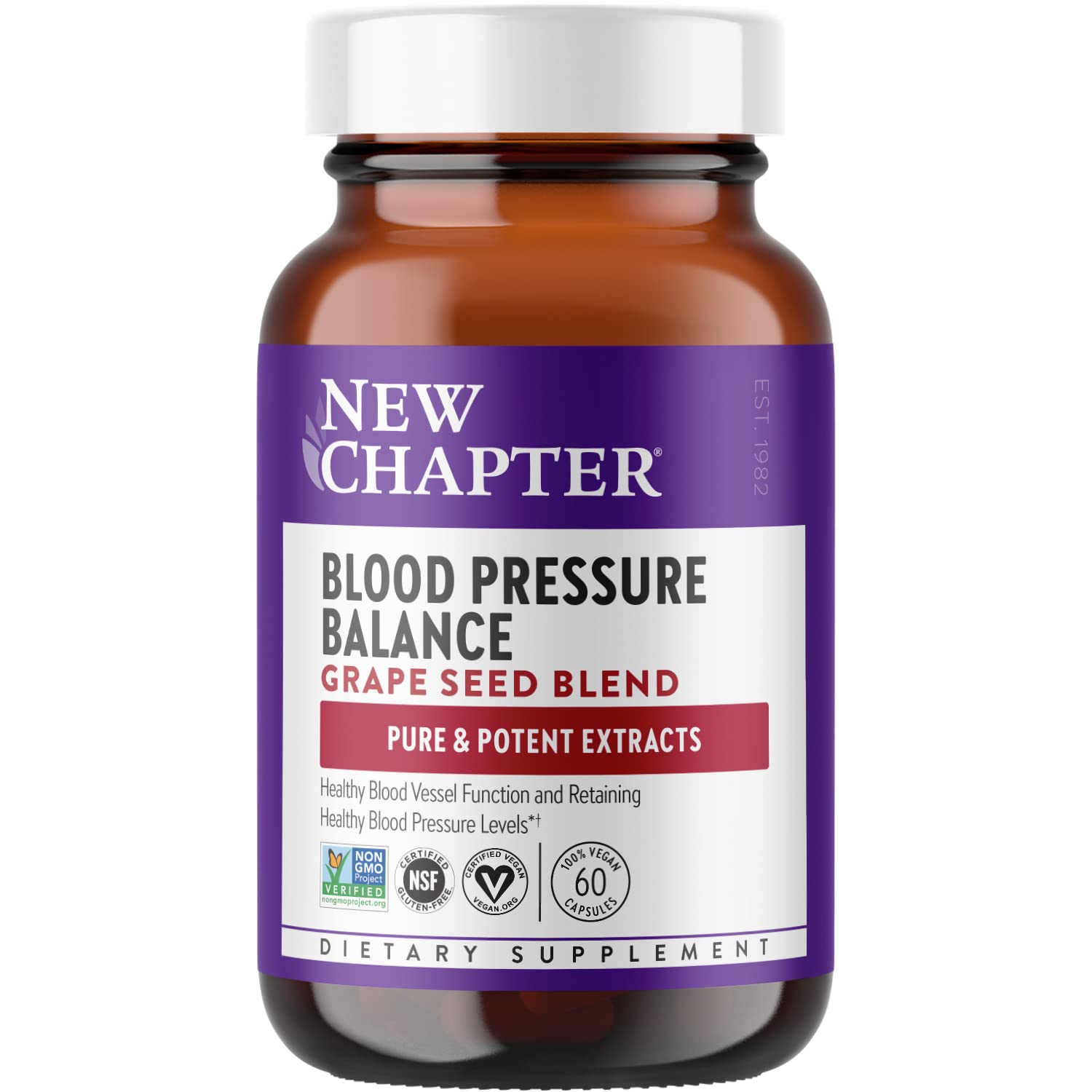 Foto 2 pulgar | Suplemento New Chapter Blood Pressure Take Care 60 Comprimidos - Venta Internacional.