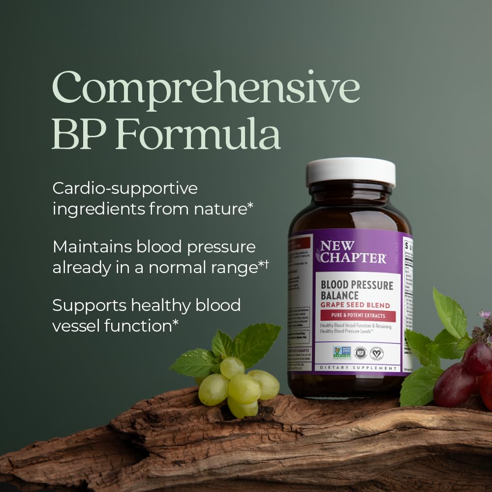 Foto 4 pulgar | Suplemento New Chapter Blood Pressure Take Care 60 Comprimidos - Venta Internacional.