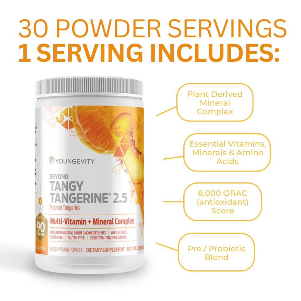 Foto 5 pulgar | Suplemento Youngevity Beyond Tangy Tangerine 2.5 Tropical - Venta Internacional.