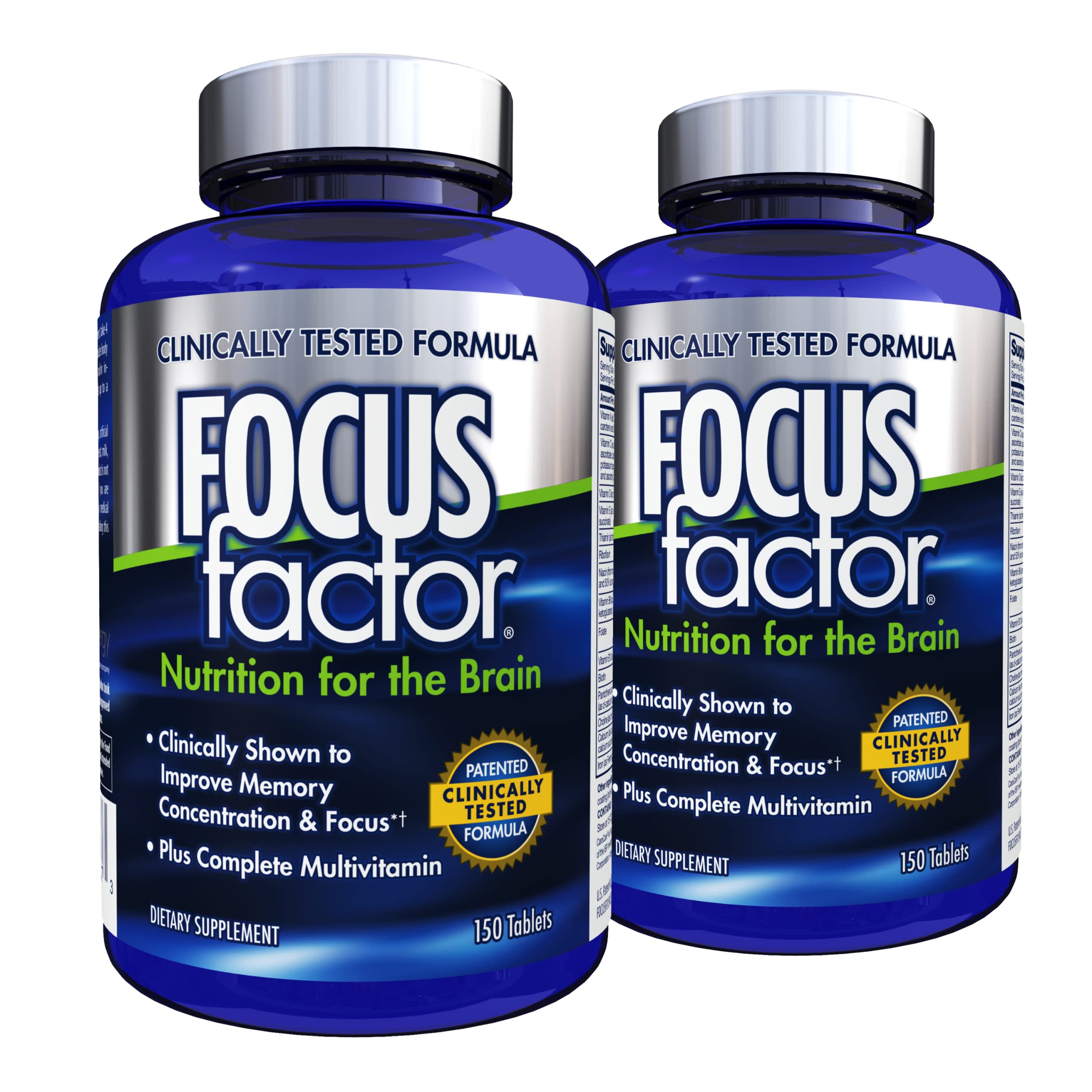 Foto 2 pulgar | Suplemento Cerebral Focus Factor Nutrition 150 Cápsulas X 2 - Venta Internacional.