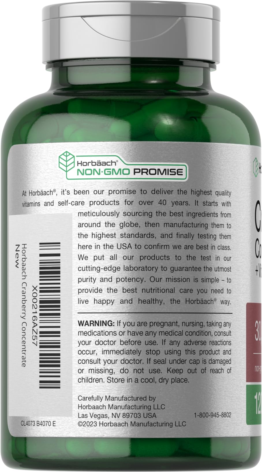 Foto 4 pulgar | Suplemento De Extracto Concentrado De Arándano Horbäach De 30.000 Mg - Venta Internacional.
