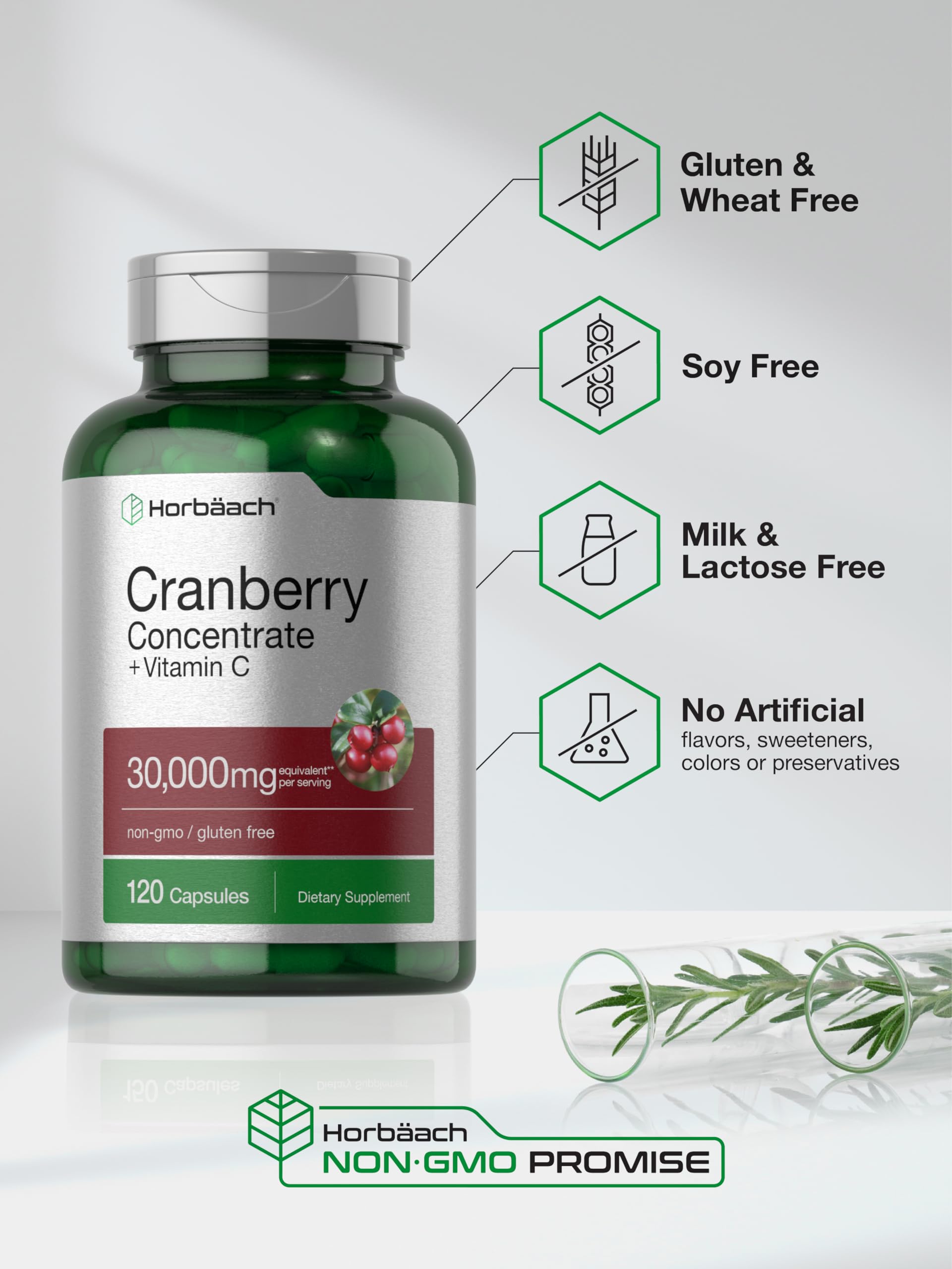Foto 5 | Suplemento De Extracto Concentrado De Arándano Horbäach De 30.000 Mg - Venta Internacional.