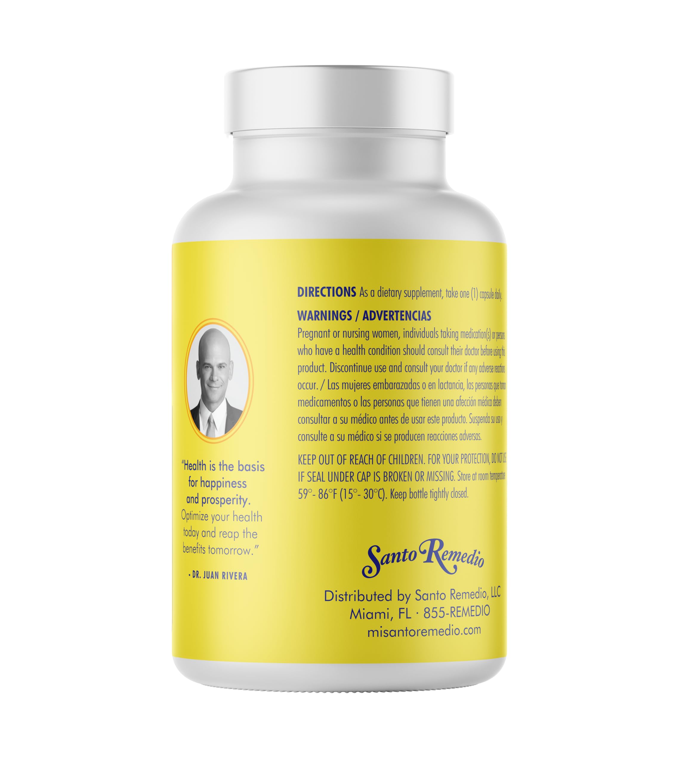 Foto 7 | Suplemento Dietético Santo Remedio Maca 7500 Mg 90 Cápsulas - Venta Internacional.