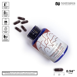 Foto 3 | Suplemento Nootropics Depot Cianidin 3-glucósido 125 Mg 60 Cápsulas - Venta Internacional.