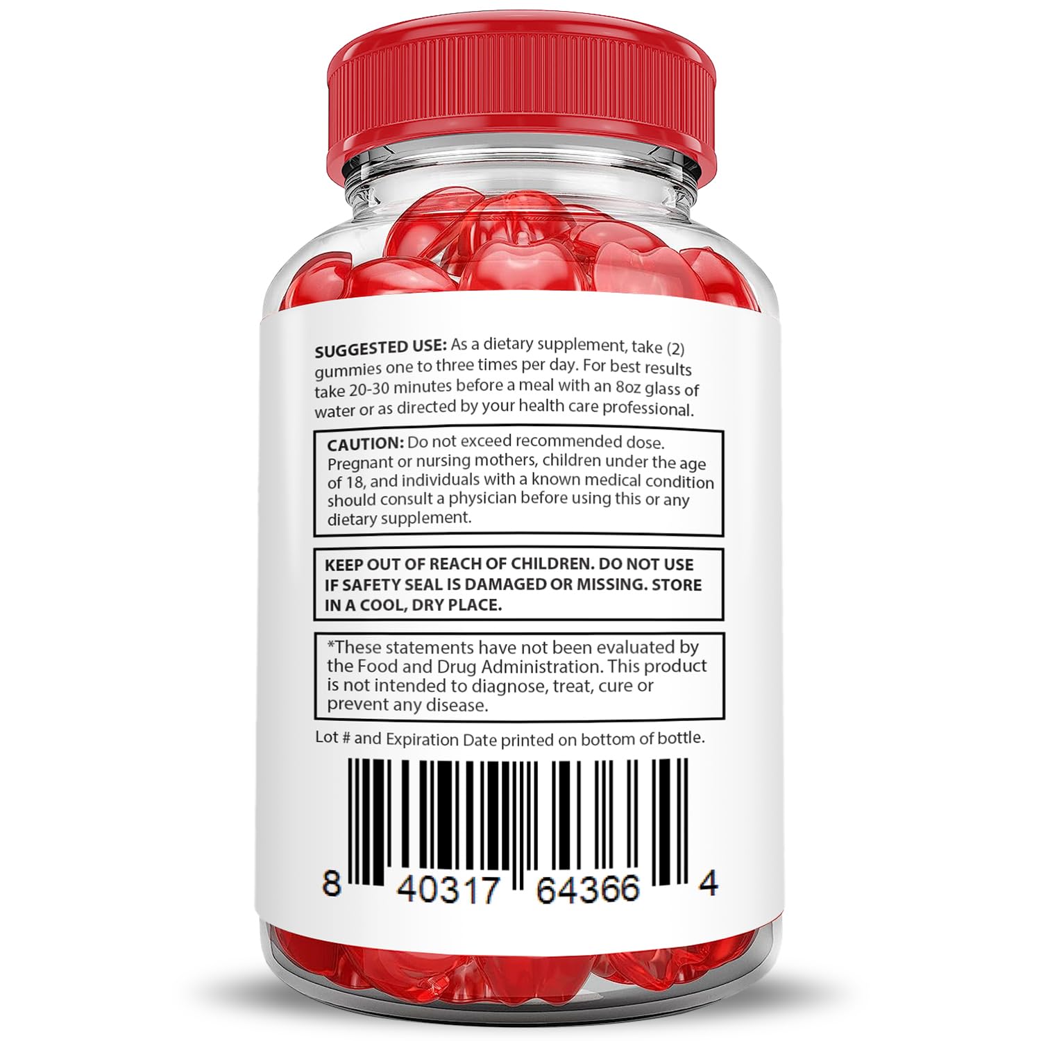 Foto 7 pulgar | Gomitas Vital Grow Xl Performance De 1000 Mg Con Acv (paquete De 2) - Venta Internacional.