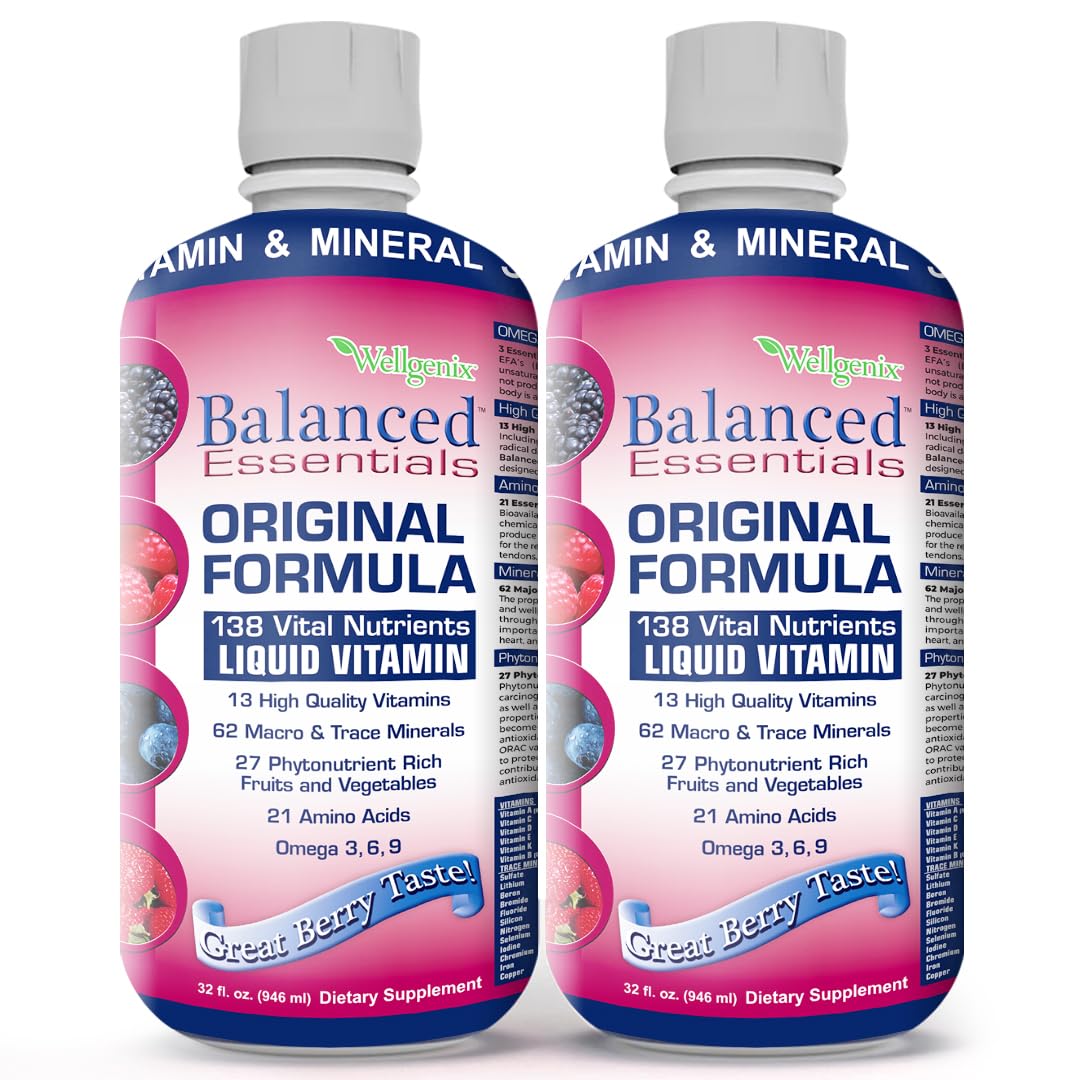 Foto 2 pulgar | Vitamina Líquida Wellgenix Balanced Essentials Plus 960 Mlx2 - Venta Internacional.