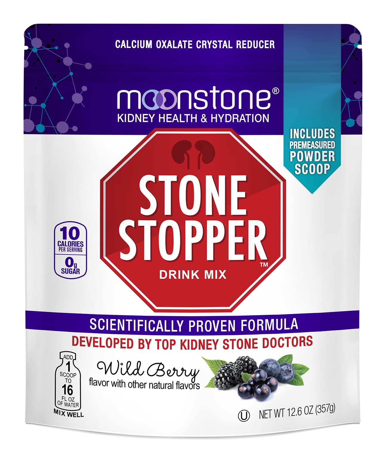 Foto 2 pulgar | Drink Mix Moonstone Stopper Wild Berry, Suministro De 30 Días - Venta Internacional.