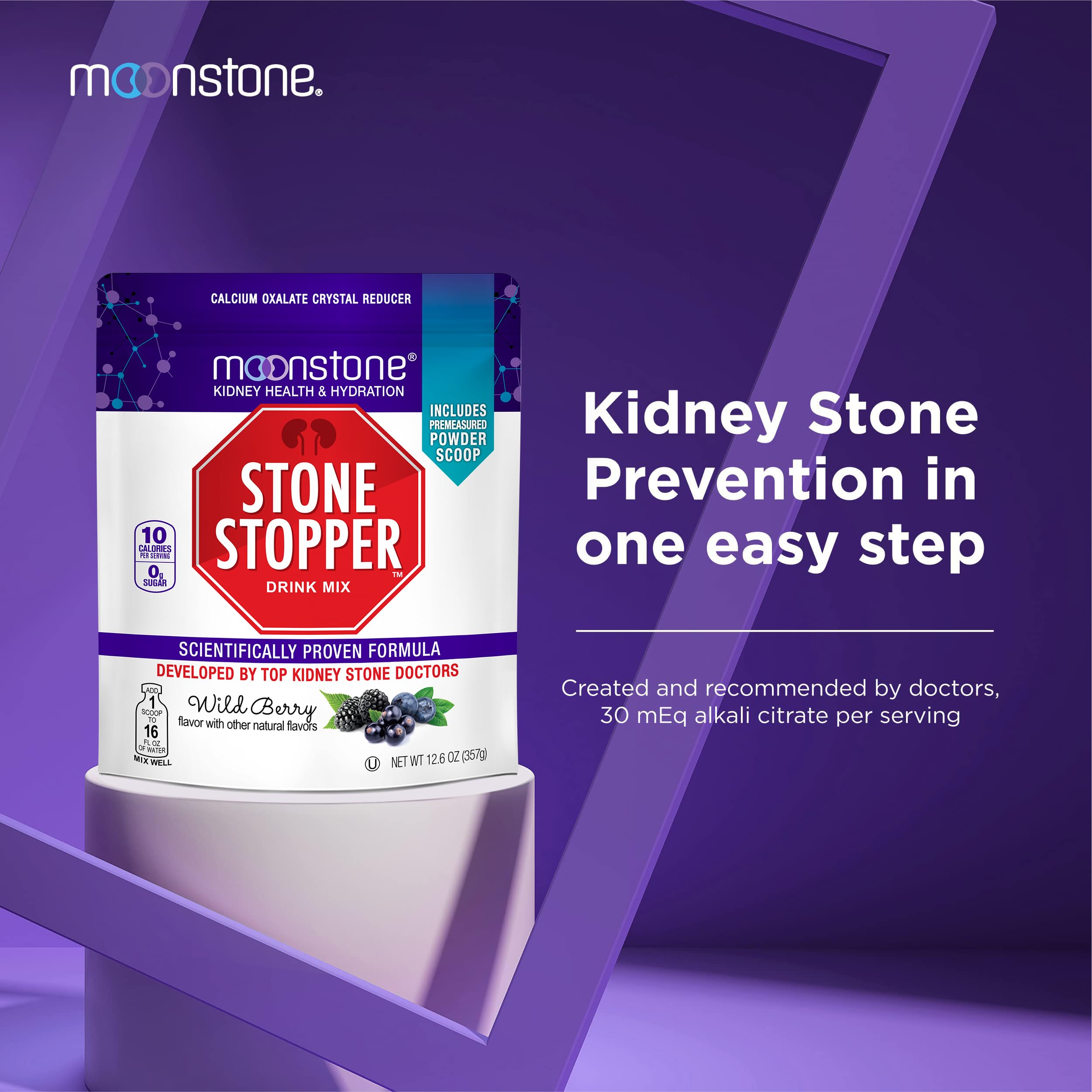 Foto 3 pulgar | Drink Mix Moonstone Stopper Wild Berry, Suministro De 30 Días - Venta Internacional.