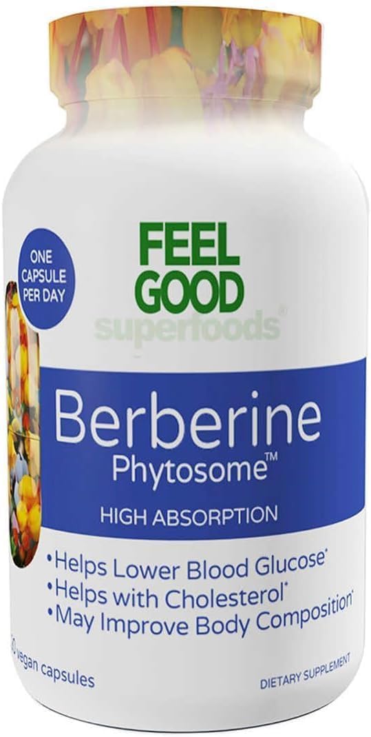 Foto 2 pulgar | Suplemento Feel Good Superfoods Berberine Phytosome 120 Cápsulas - Venta Internacional.