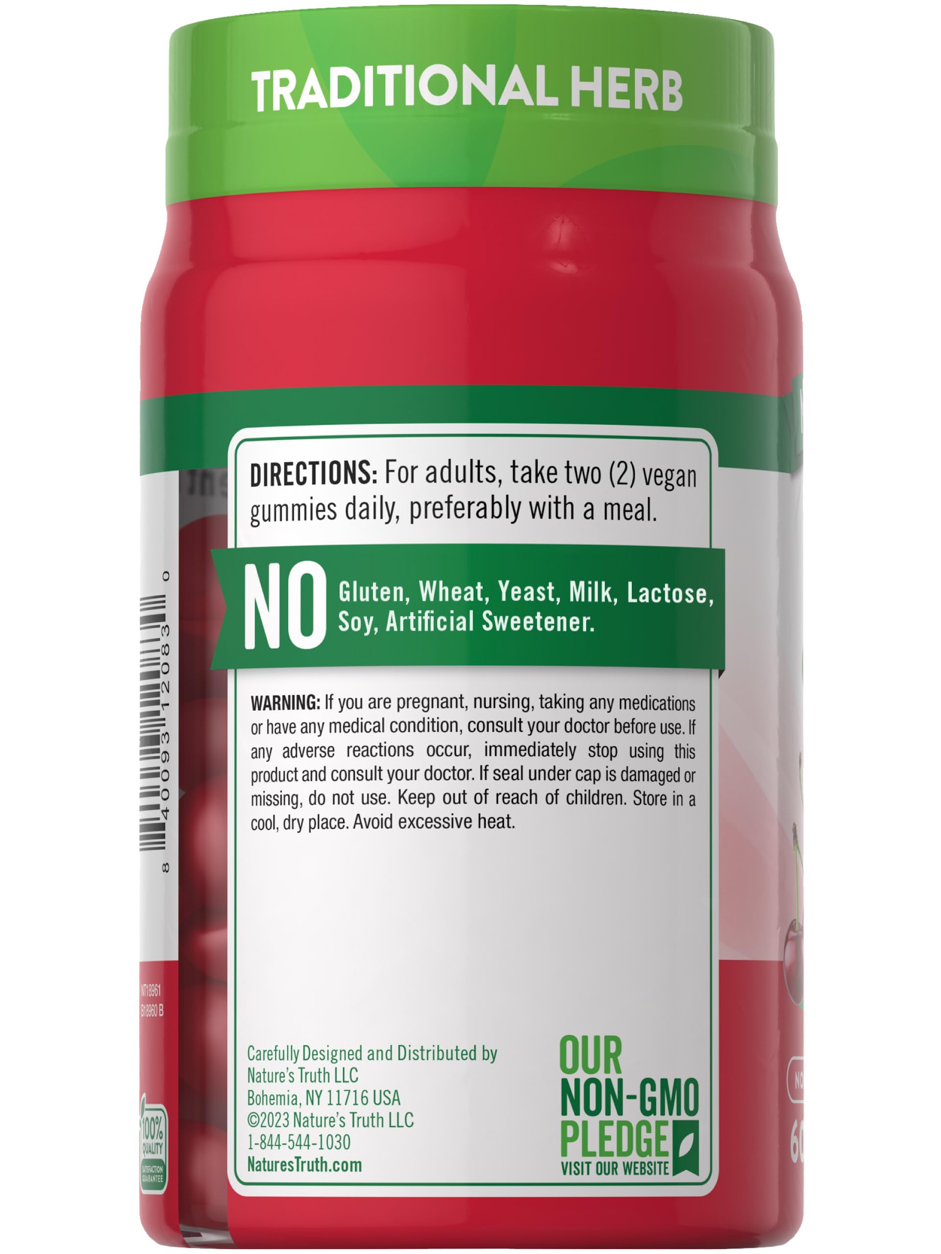 Foto 8 pulgar | Suplemento Nature's Truth Tart Cherry Gummies, 2000 Mg, 60 Unidades - Venta Internacional.