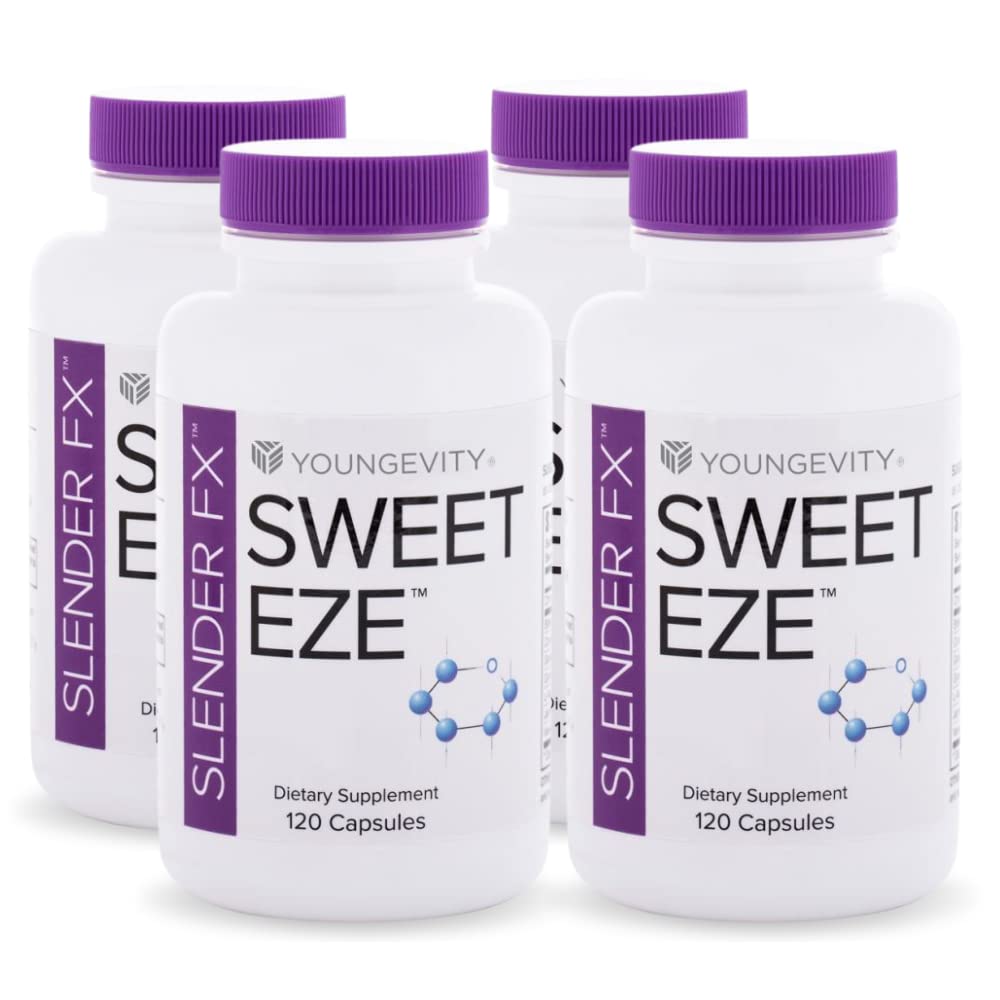 Foto 2 pulgar | Suplemento Youngevity Slender Fx Sweet Eze 120 Cápsulas X 4 - Venta Internacional.