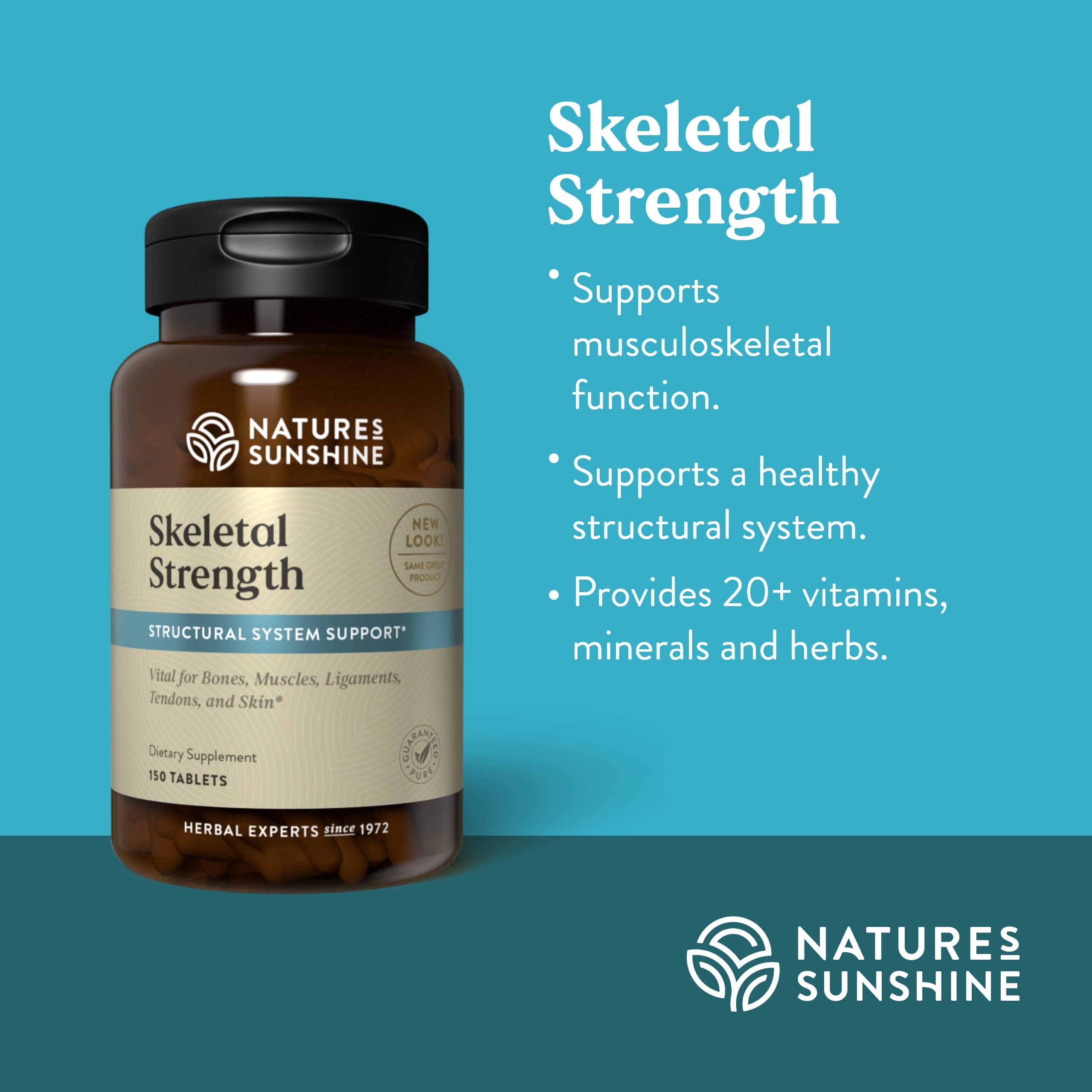 Foto 5 pulgar | Suplementos Para La Salud Ósea Nature's Sunshine Skeletal Strength - Venta Internacional.