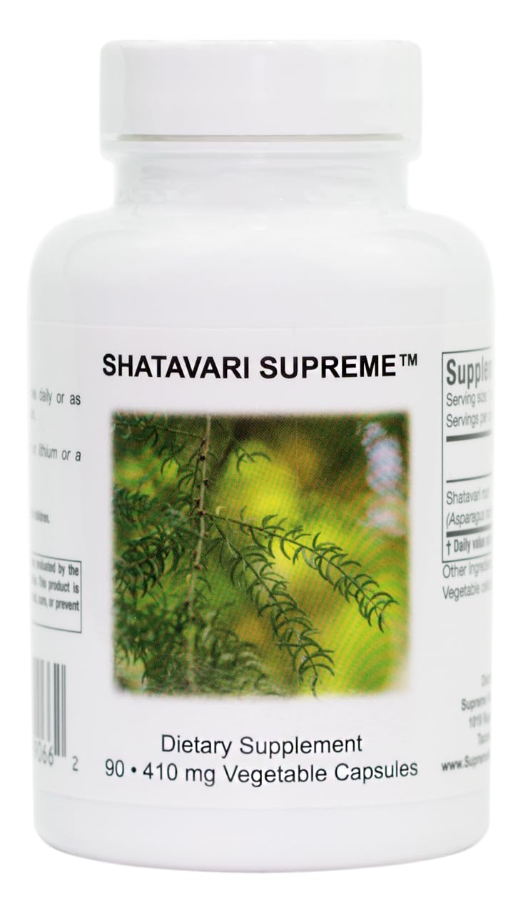 Supreme Nutrition Shatavari Supreme 90 Cápsulas - Venta Internacional.