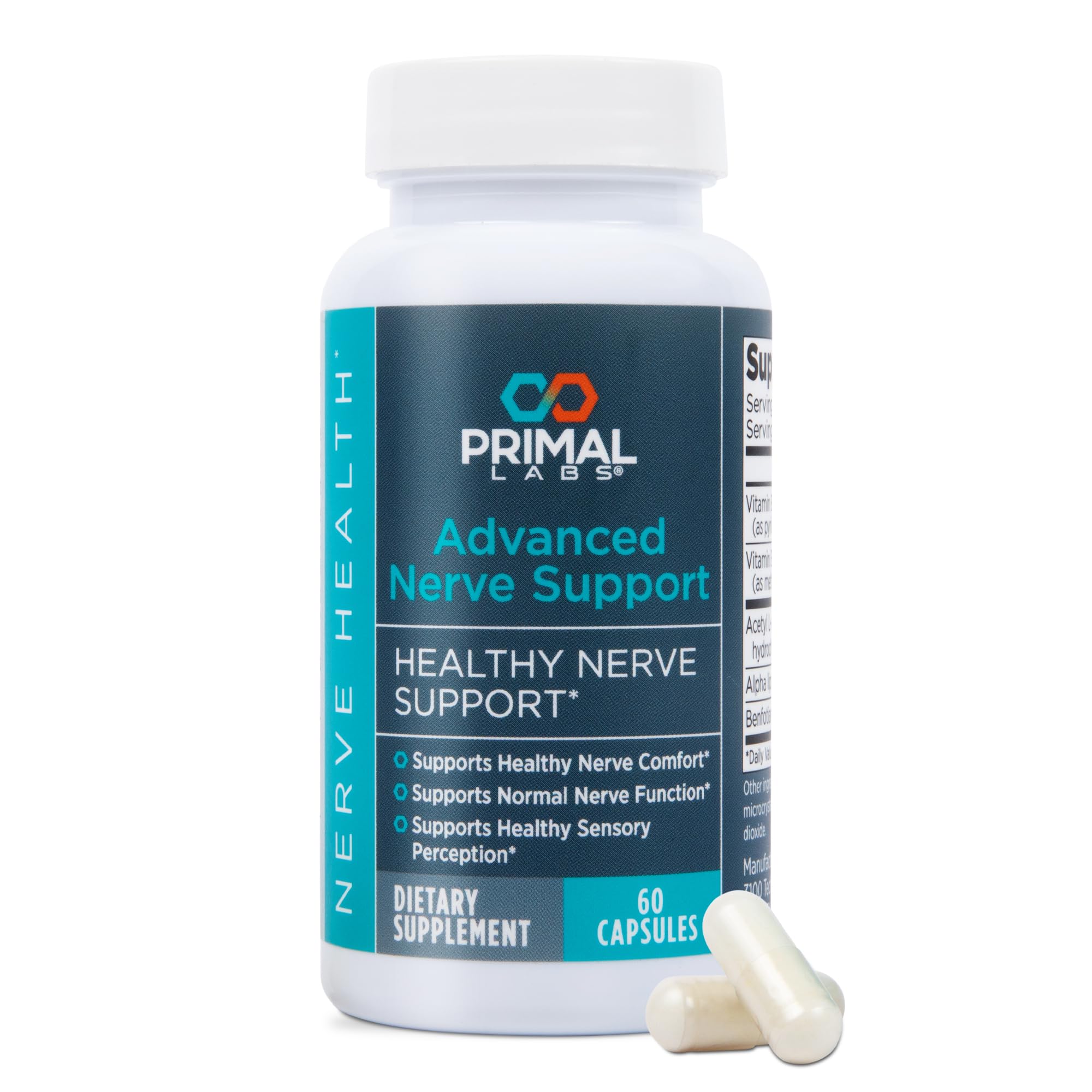 Suplemento Primal Labs Advanced Nerve Support 60 Cápsulas - Venta Internacional.