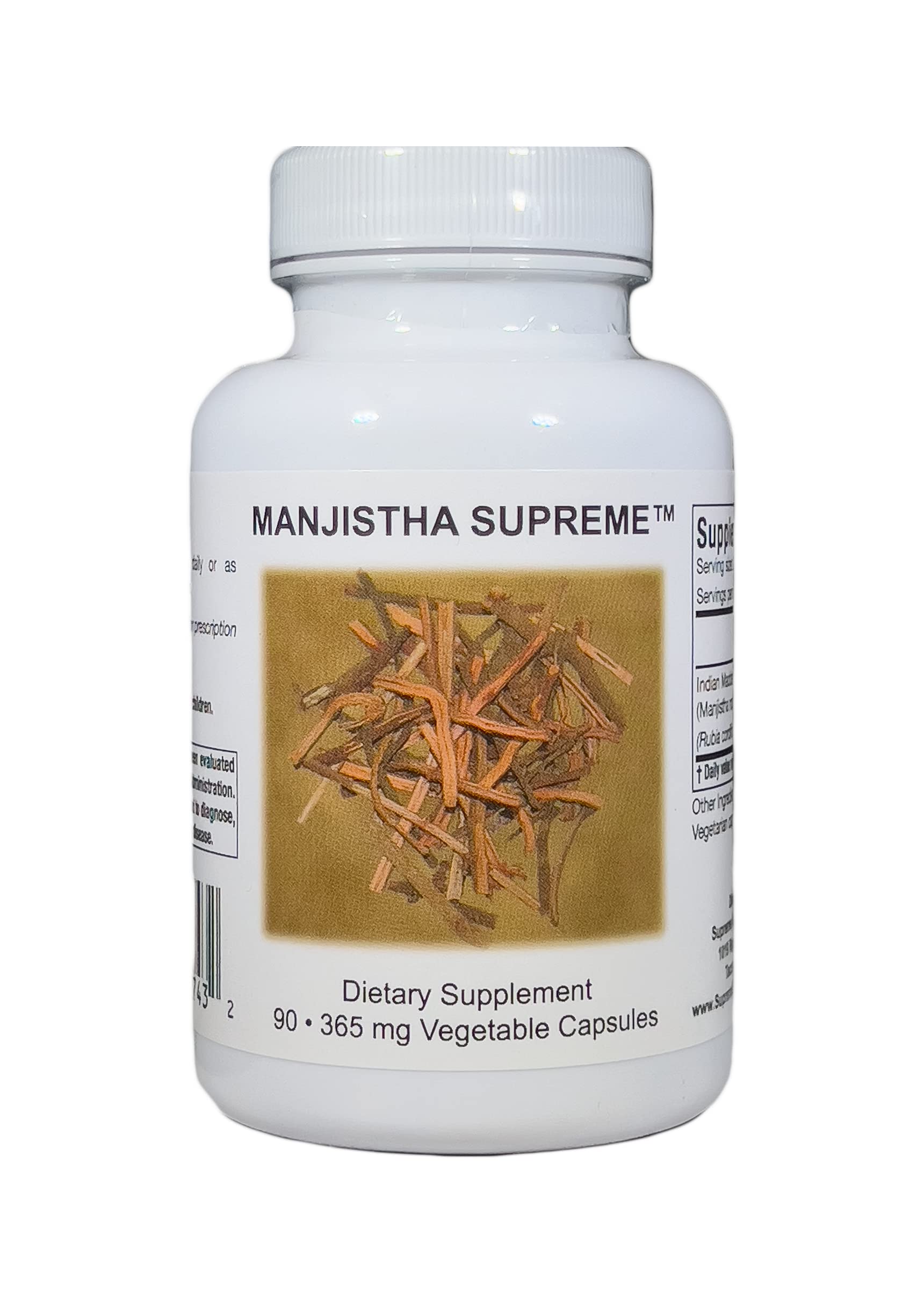 Foto 2 pulgar | Supreme Nutrition Manjistha Supreme 90 Cápsulas Vegetarianas - Venta Internacional.