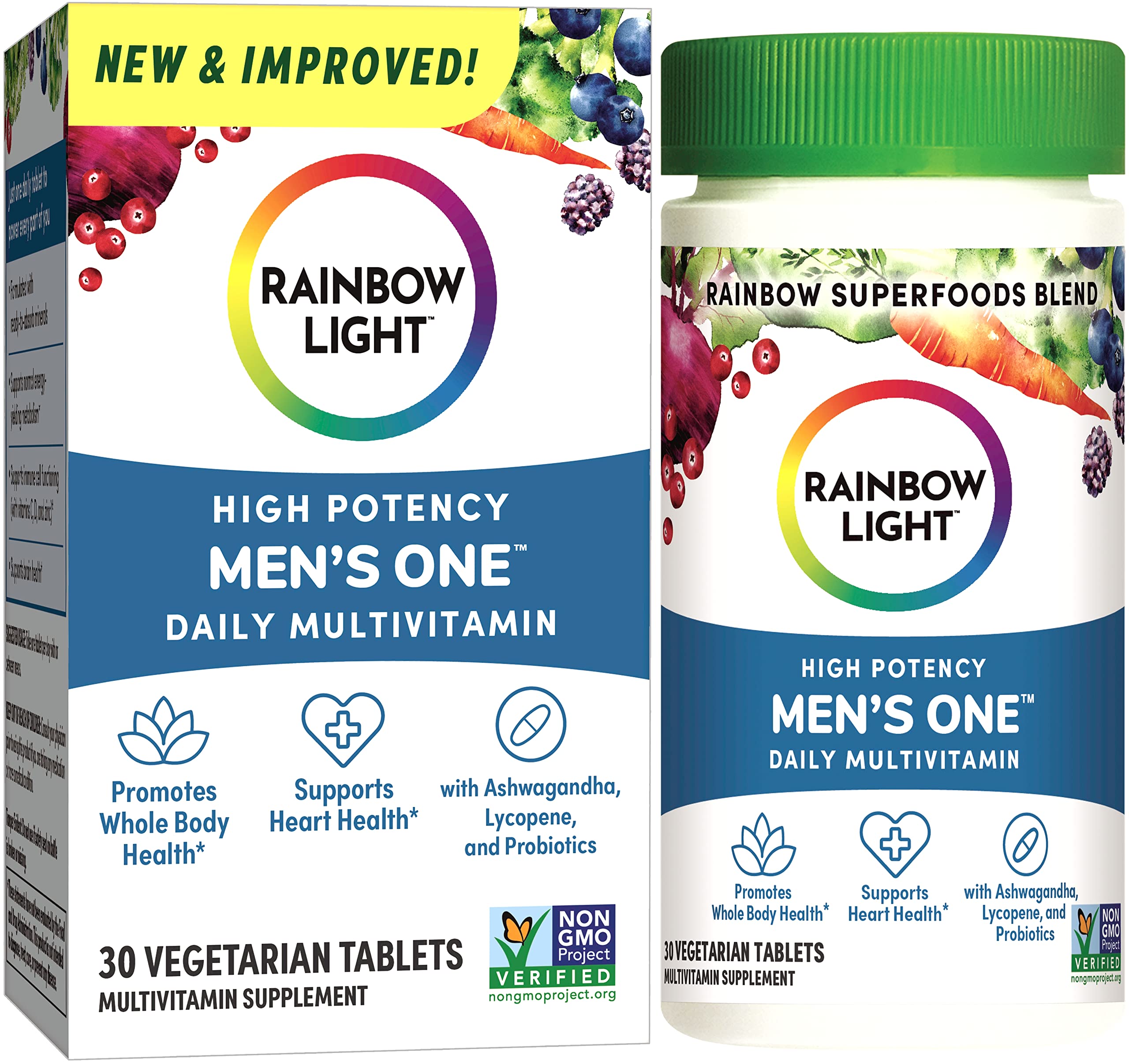 Foto 2 pulgar | Multivitamínico Rainbow Light Men One 30 Comprimidos - Venta Internacional.