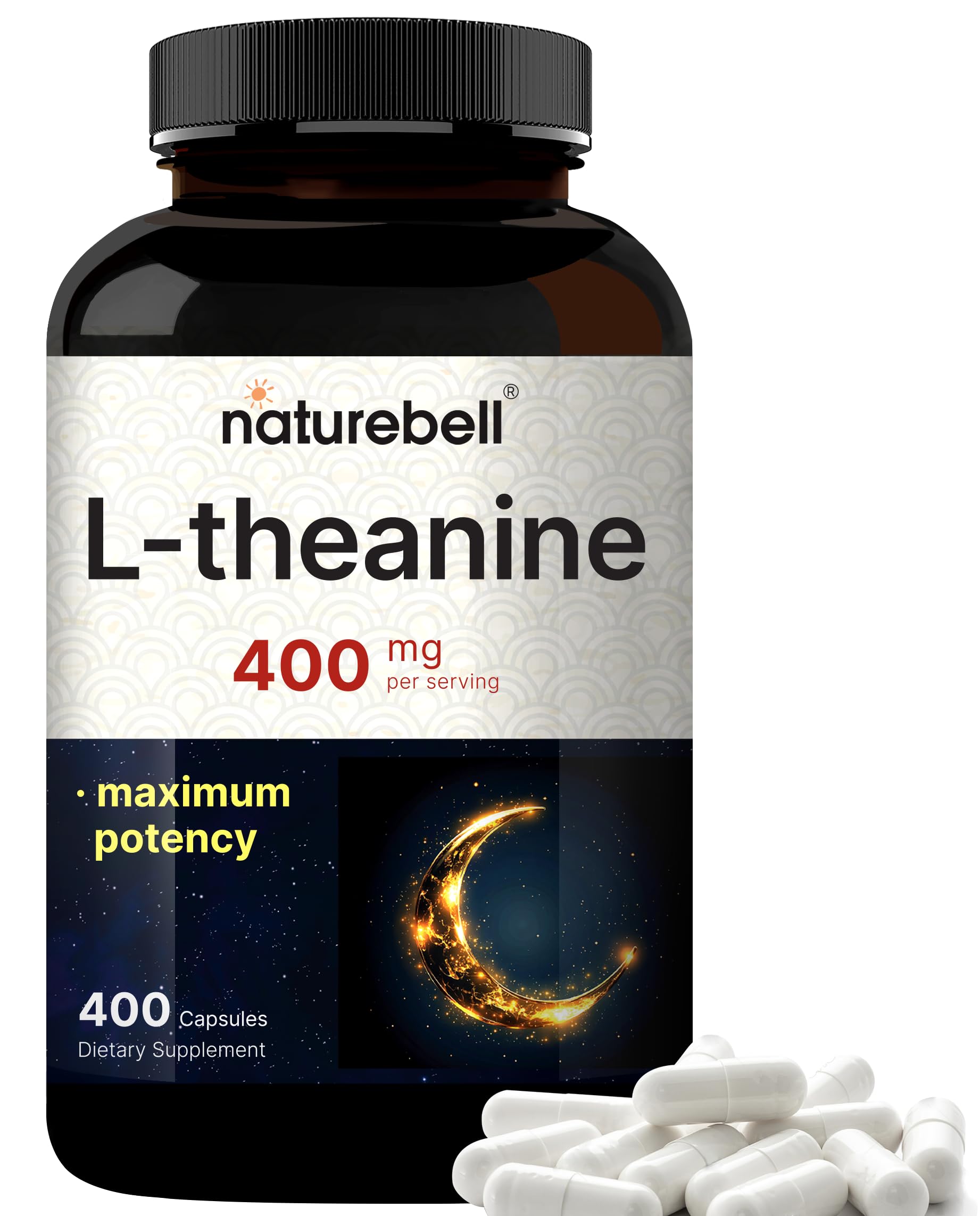 Foto 1 | Suplemento Naturebell L-teanina 400 Mg 400 Cápsulas - Venta Internacional.